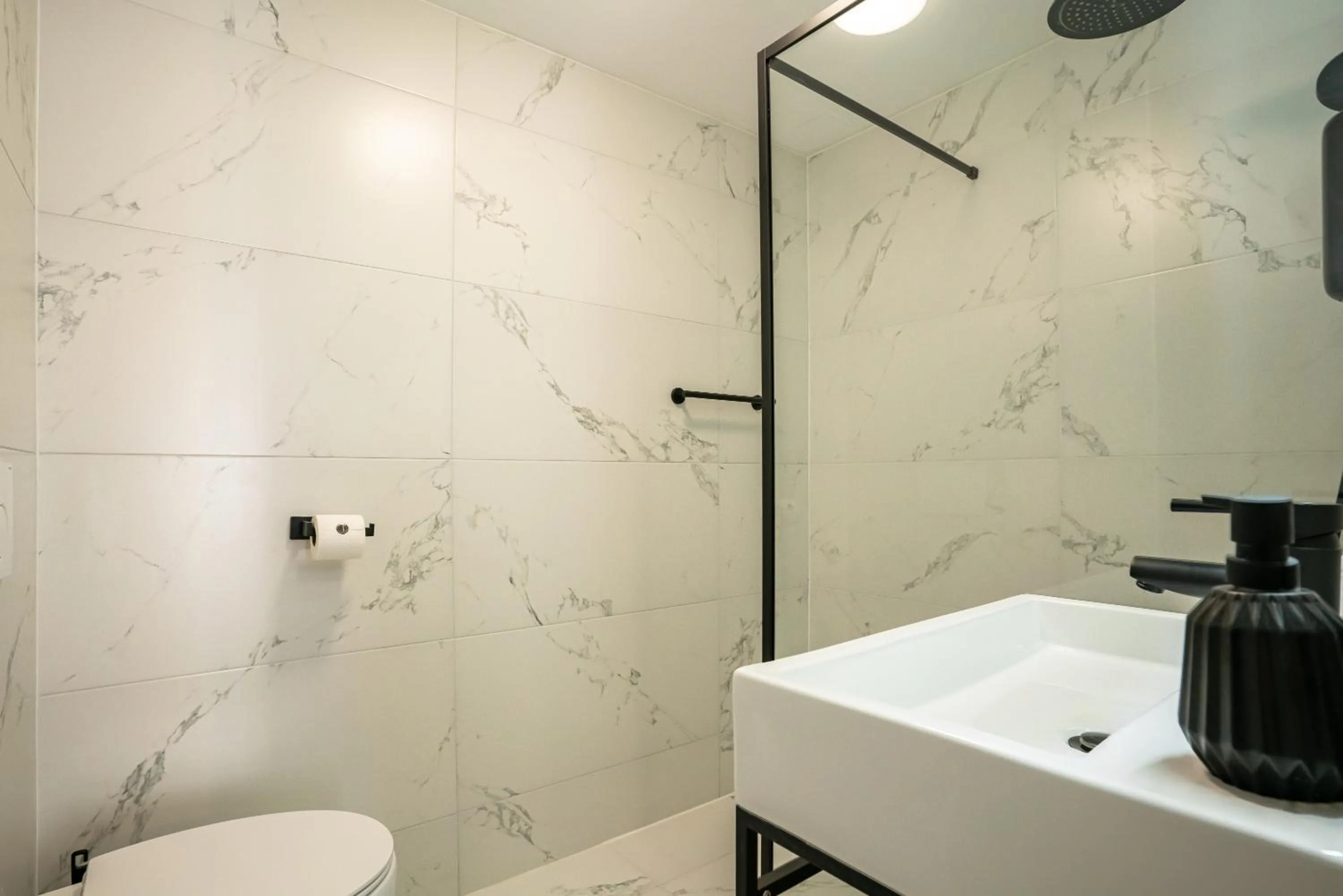 Shower in Hotel Janssen