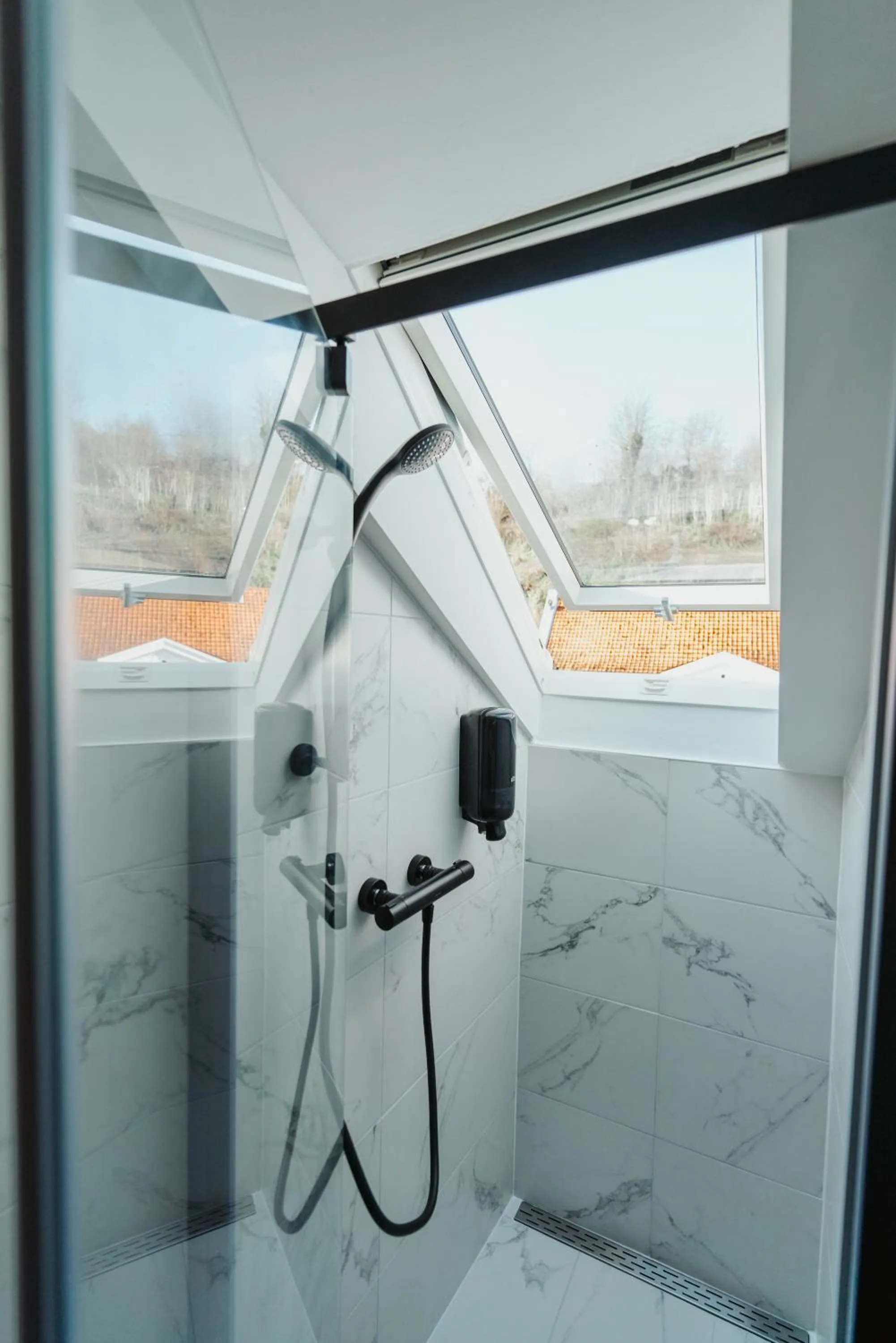 Shower in Hotel Janssen