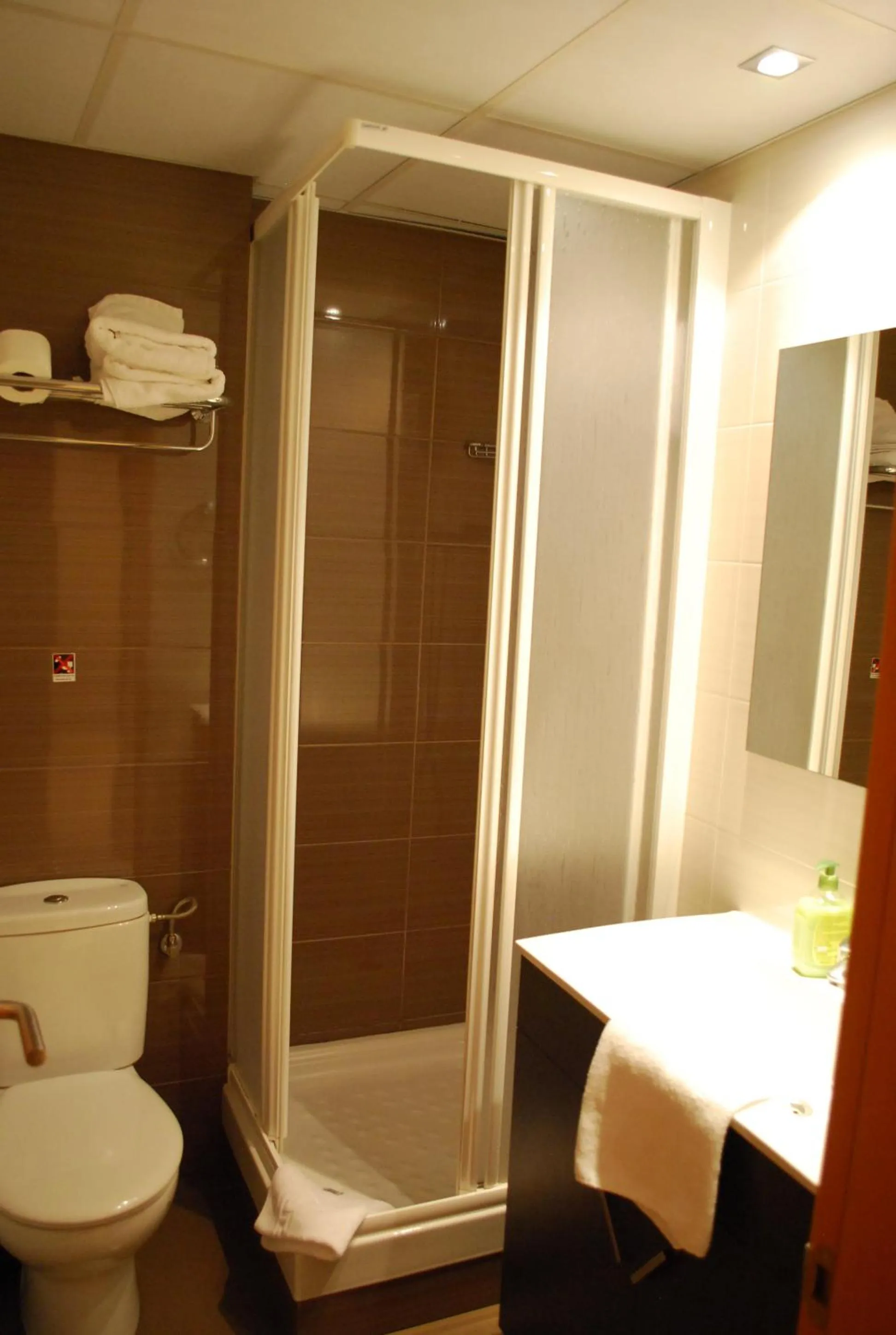 Bathroom in Hostal Las Flores Ramblas