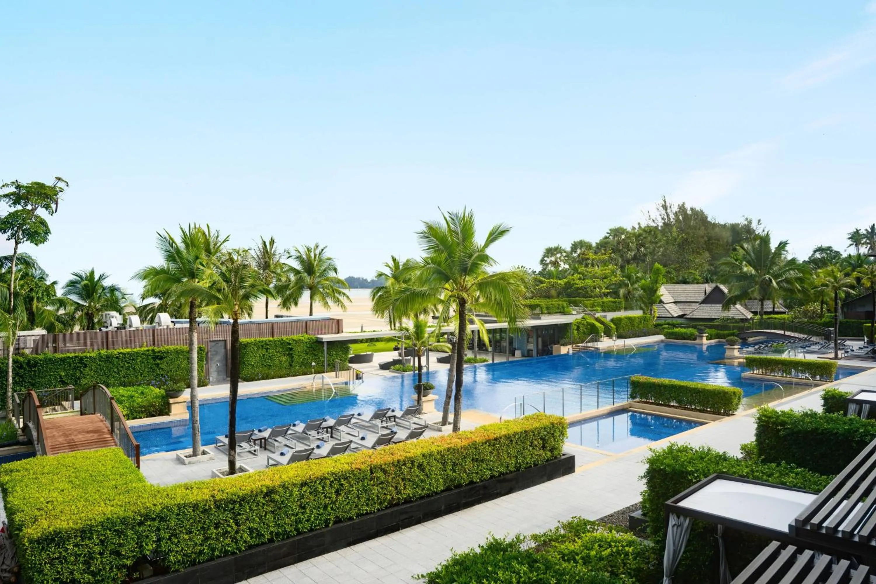 Swimming pool in Phuket Marriott Resort and Spa, Nai Yang Beach