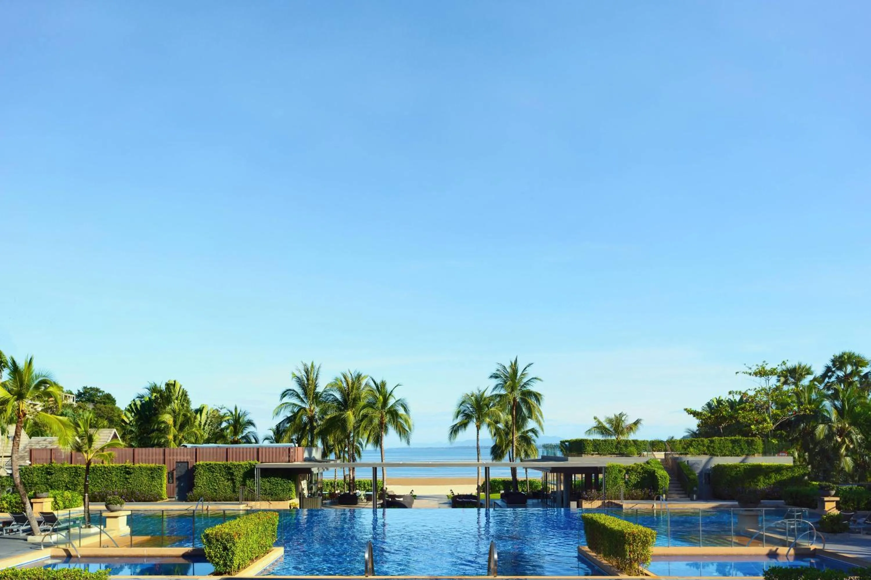Swimming pool in Phuket Marriott Resort and Spa, Nai Yang Beach