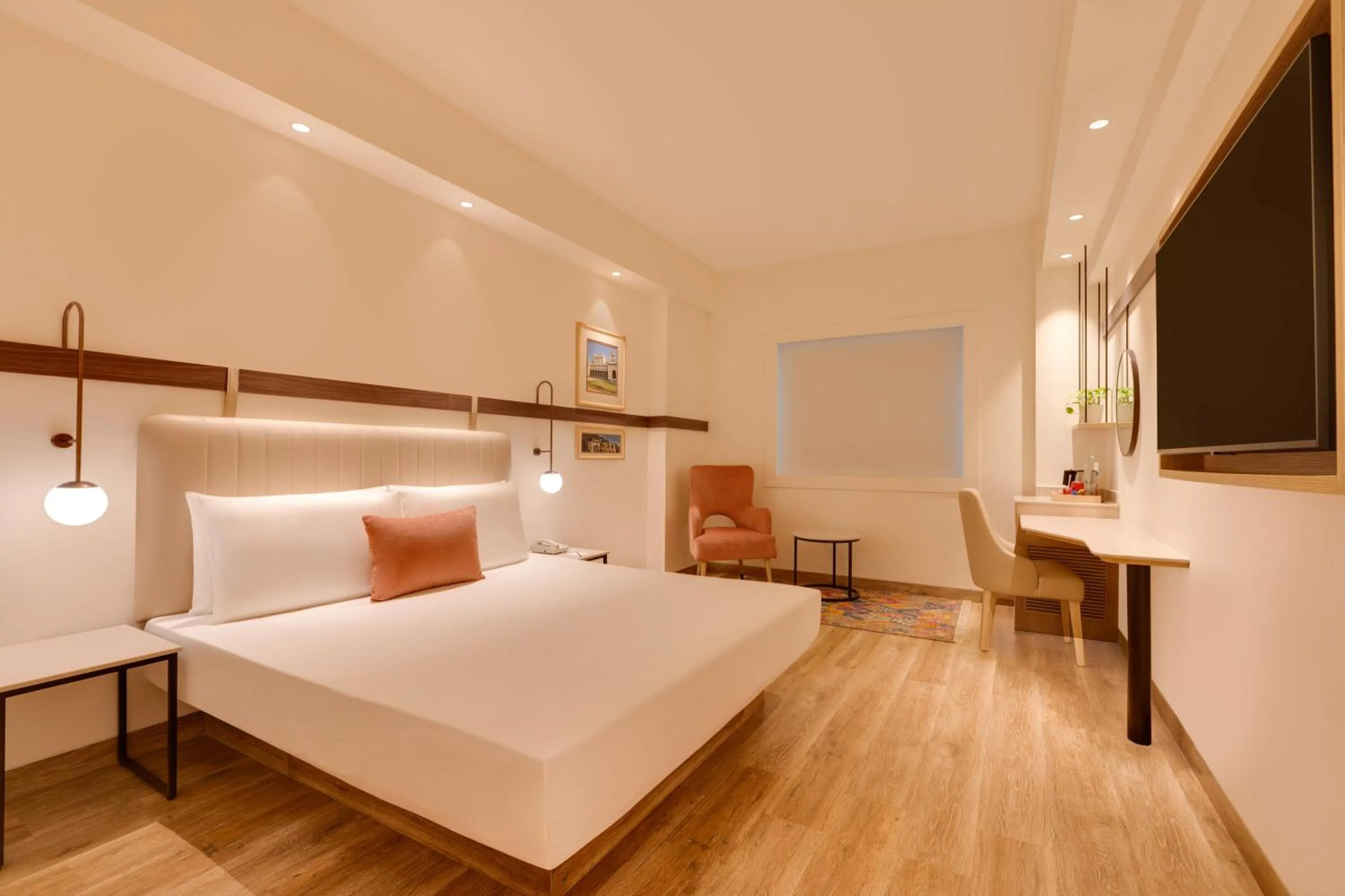 Bed in Red Fox by Lemon Tree Hotels, Hyderabad