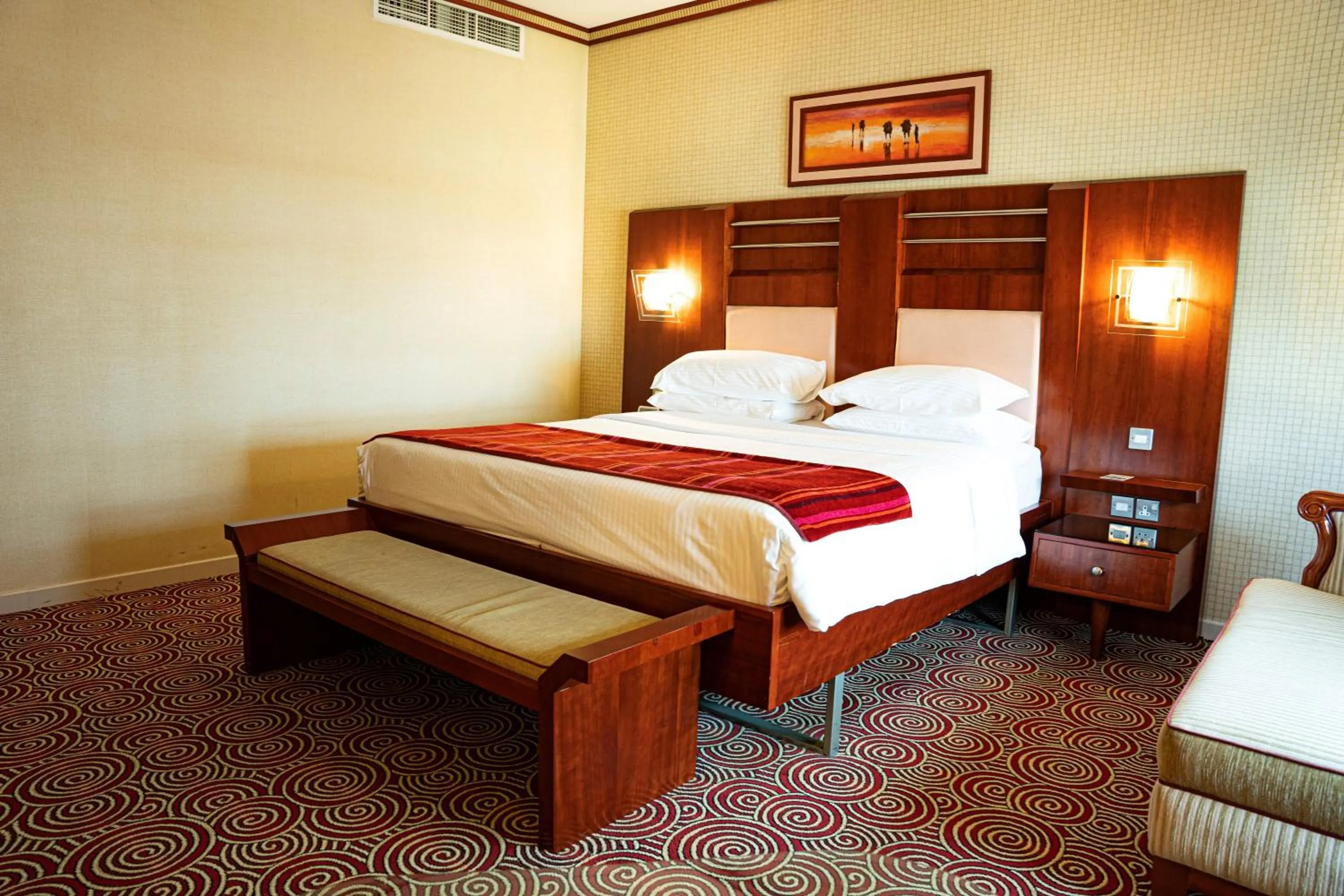 Bed in Grand Central Hotel
