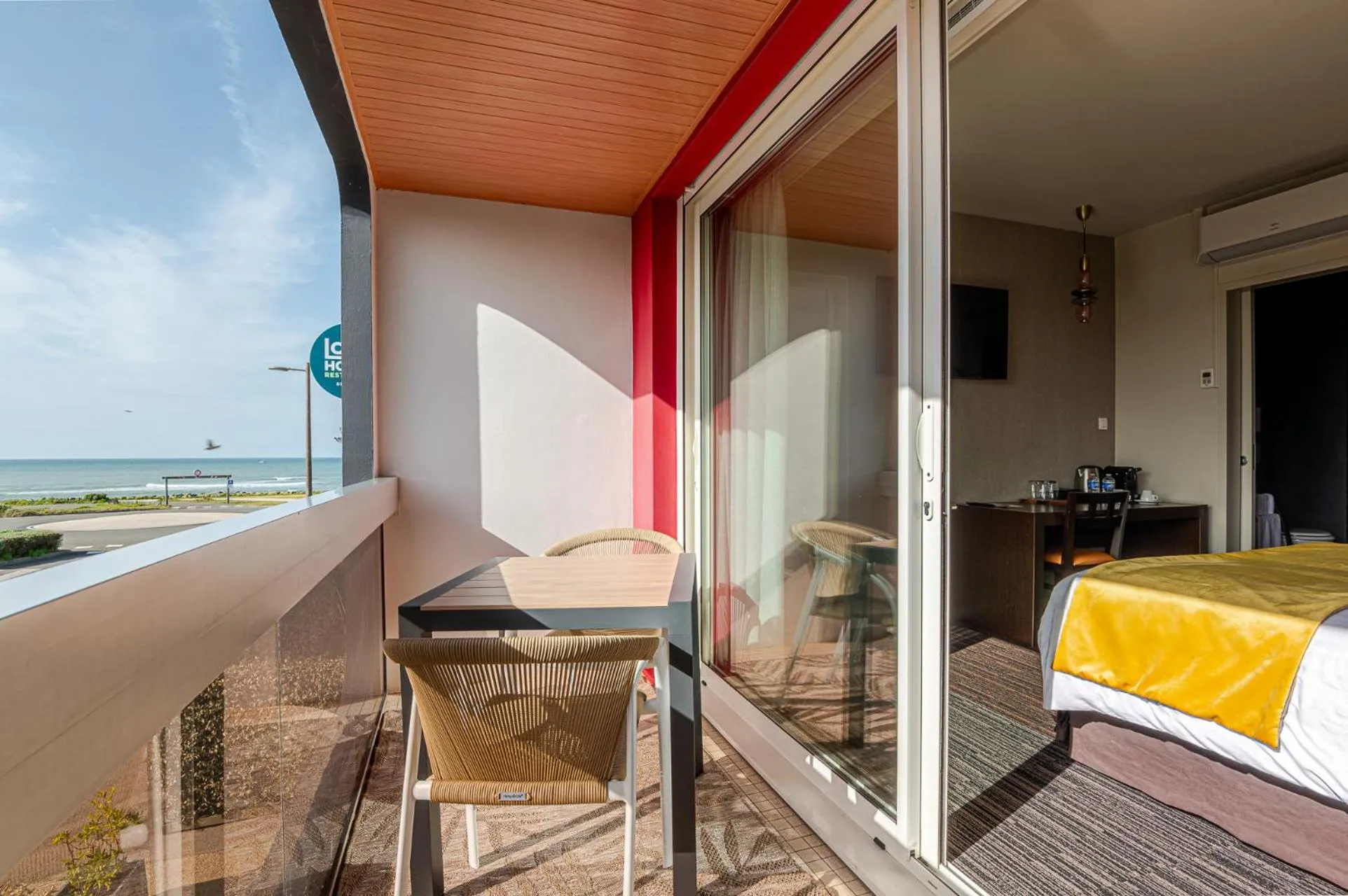 View (from property/room) in Logis Hôtellerie Les Brisants , Restaurant J M Perochon