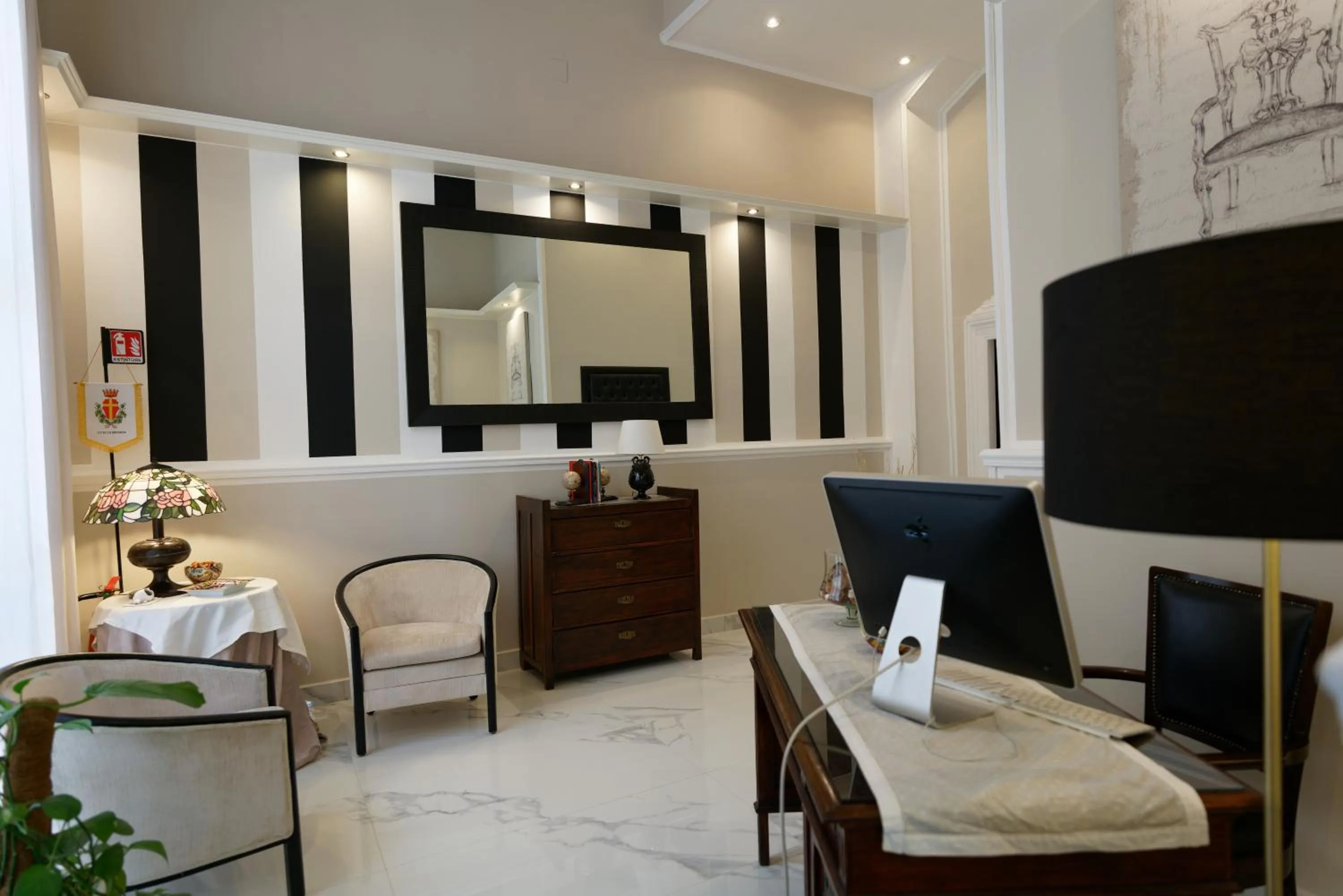 Seating area in Hotel Sant'Elia