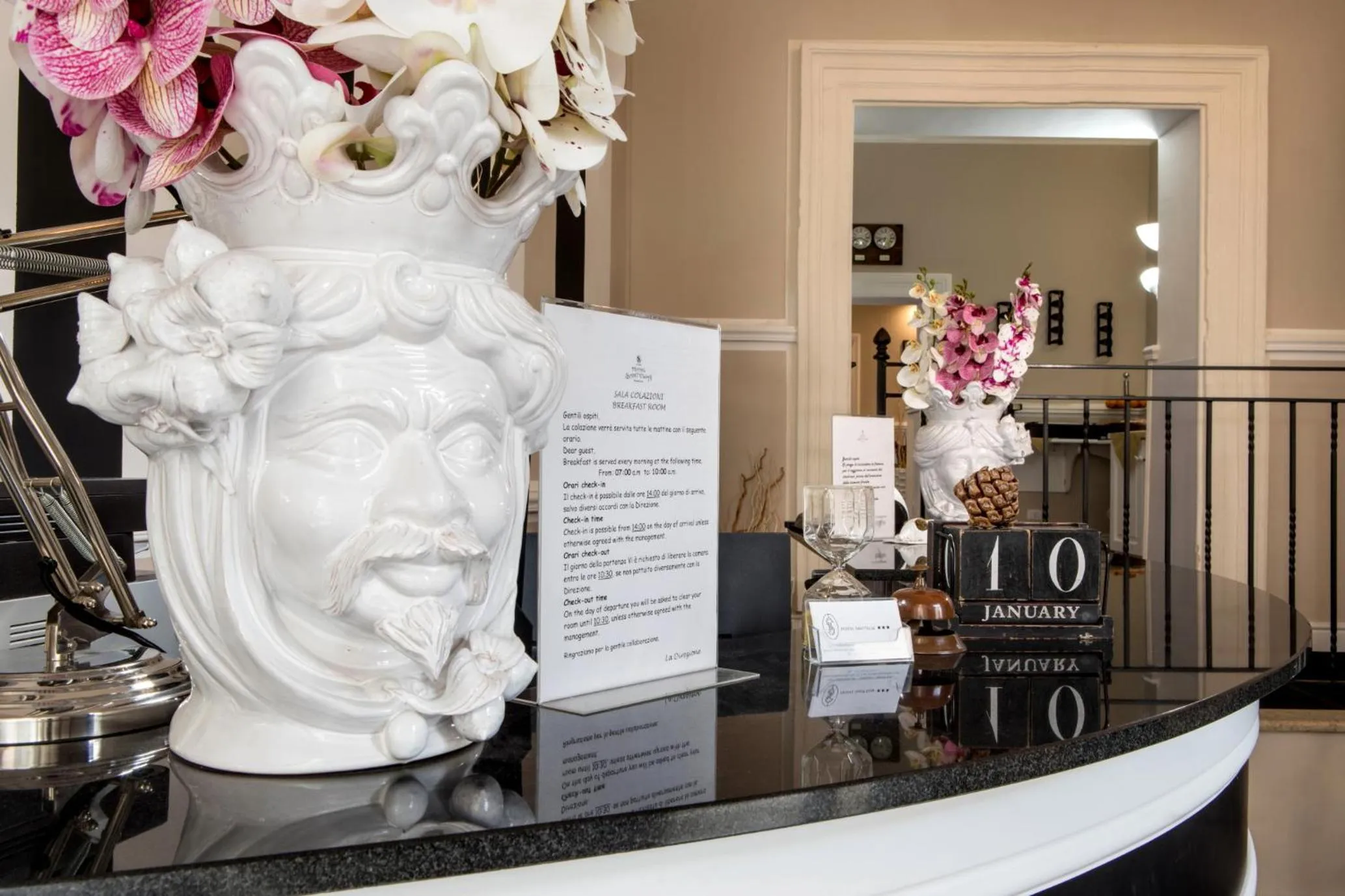 Lobby or reception in Hotel Sant'Elia