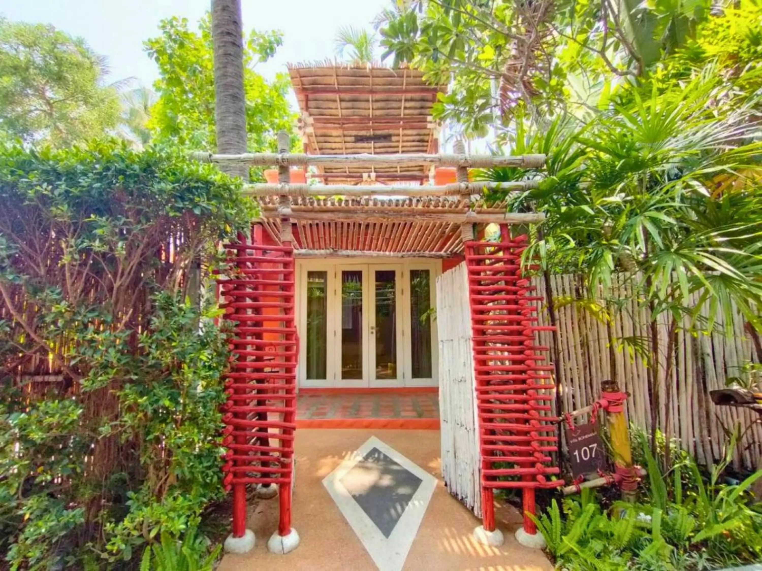 Property building in Vartika Resovilla Kuiburi Beach Resort and Villas