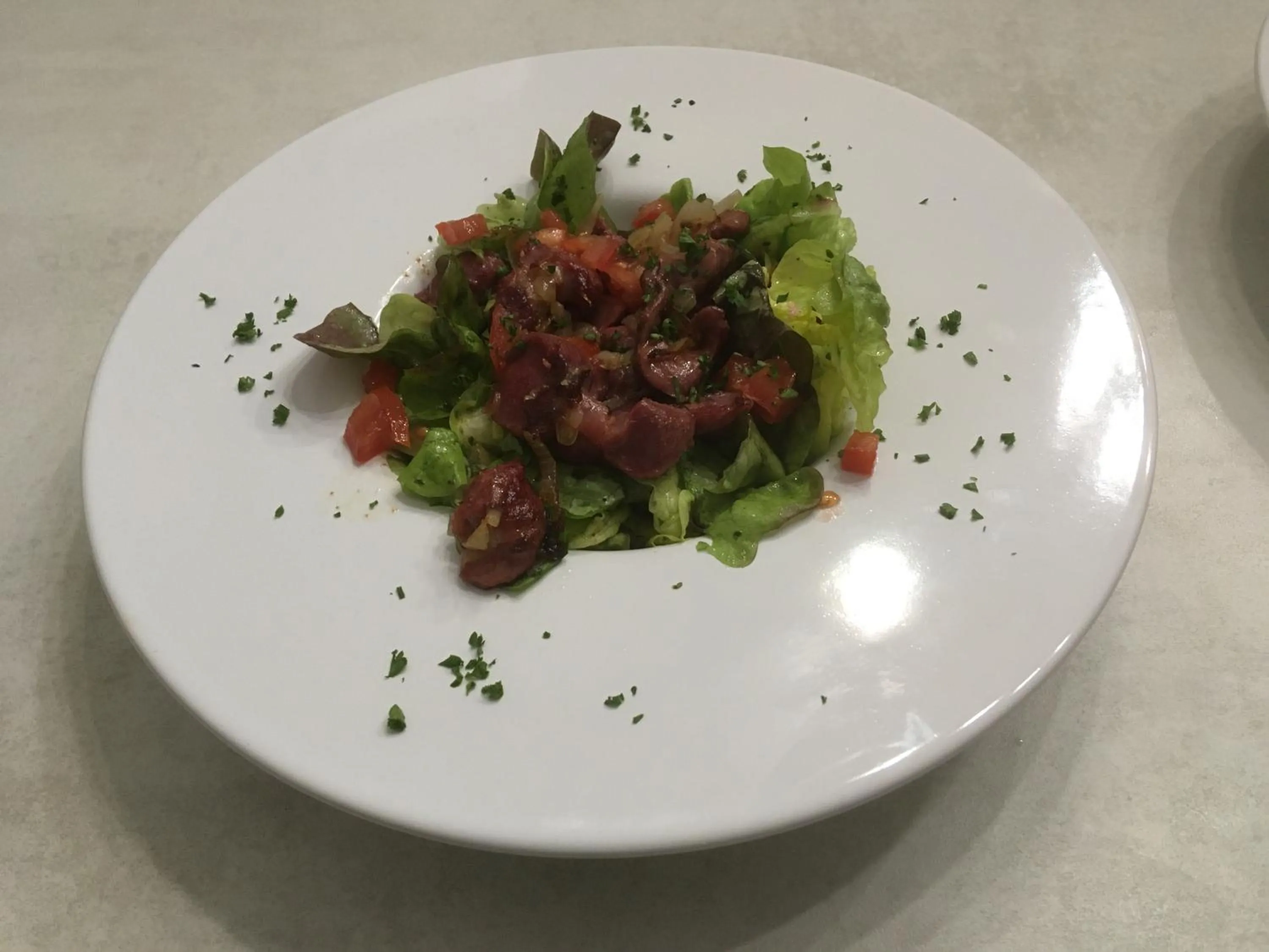 Food and drinks in L'hostellerie du chateau