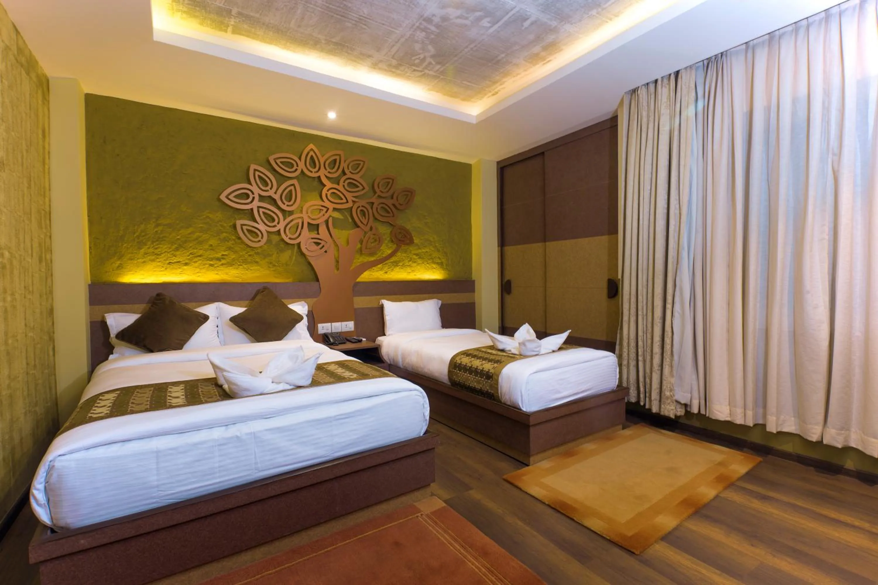 Bed in Bodhi Boutique Hotel