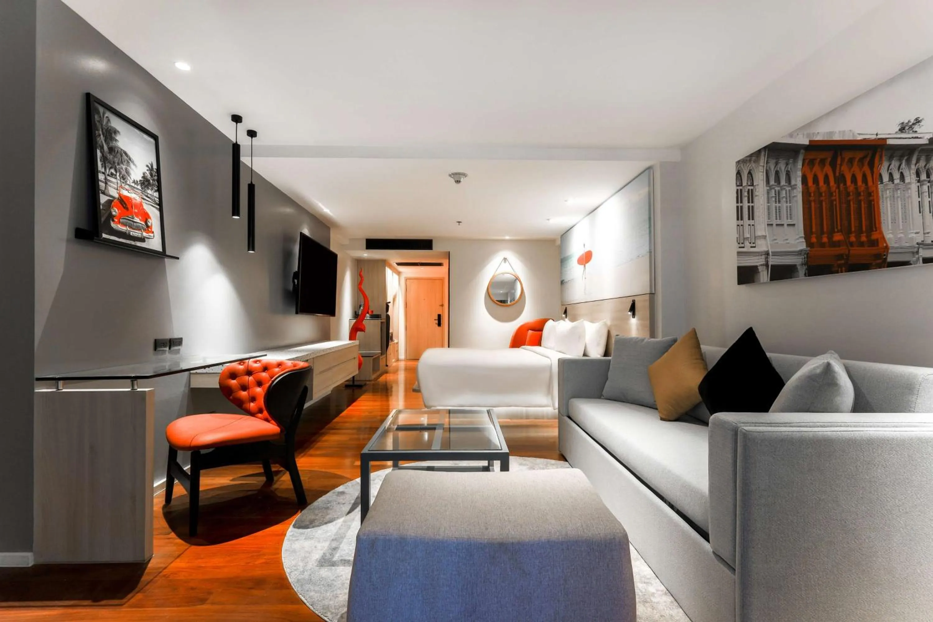 Bedroom, Bed in Radisson RED Phuket Patong Beach