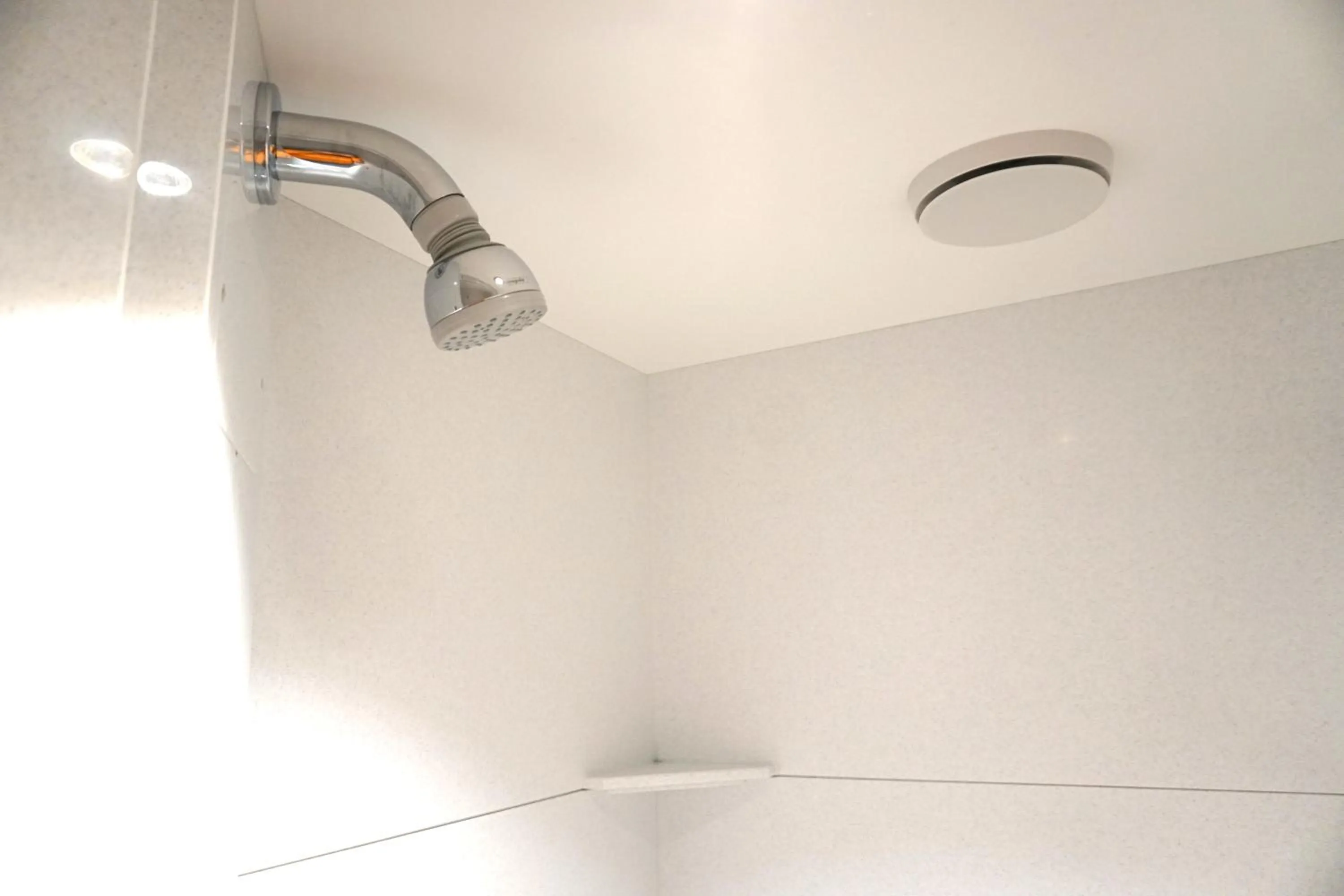 Shower in Balmers Hostel