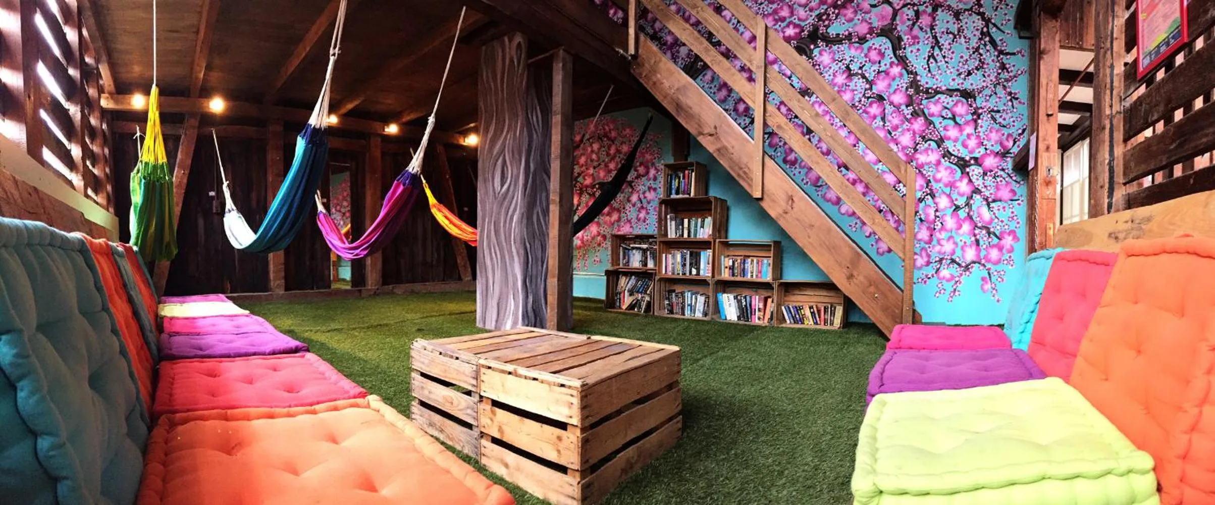 Area and facilities in Balmers Hostel