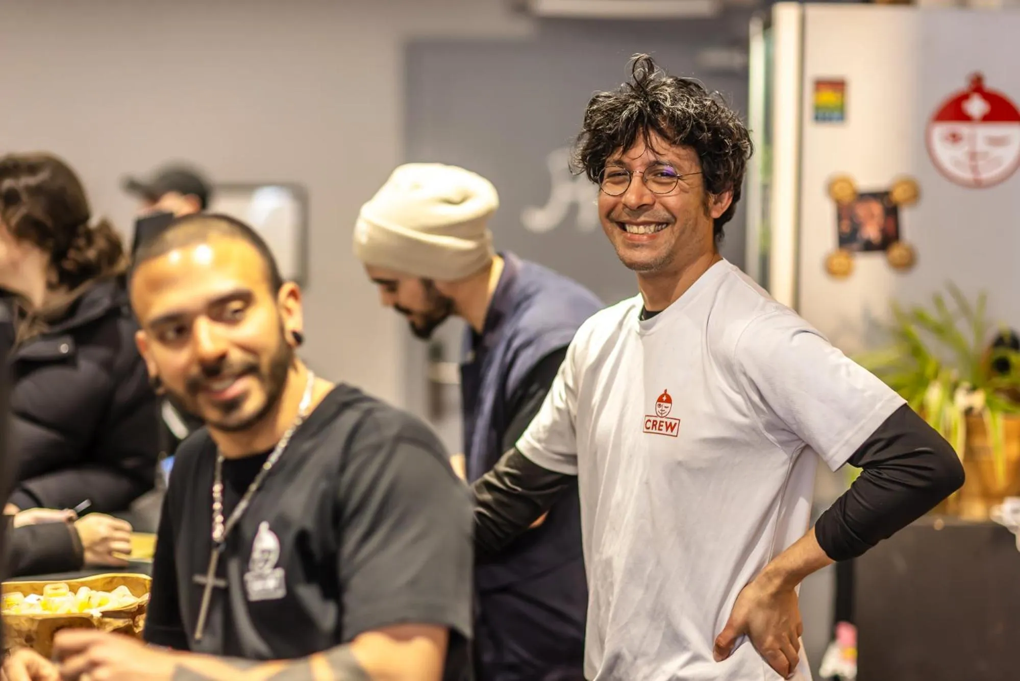 Staff in Balmers Hostel