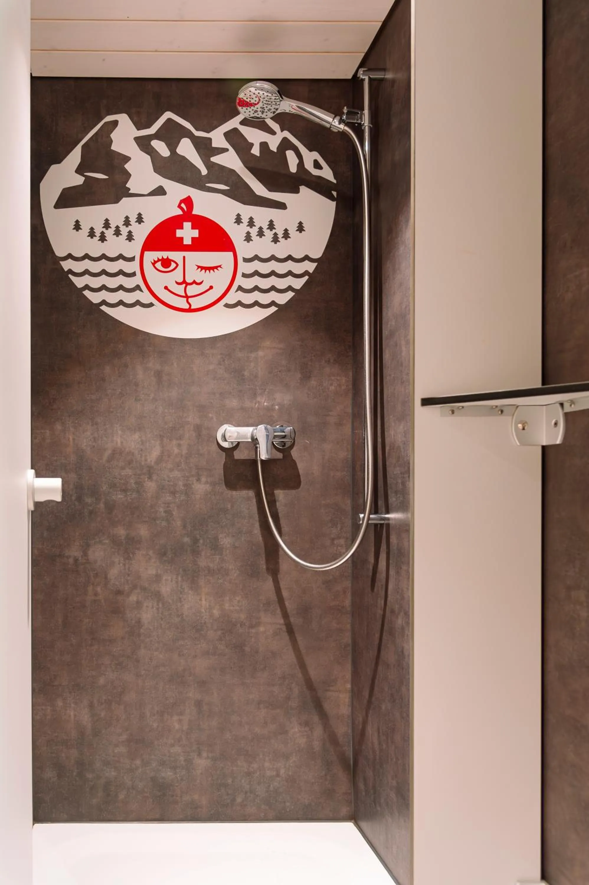 Shower in Balmers Hostel