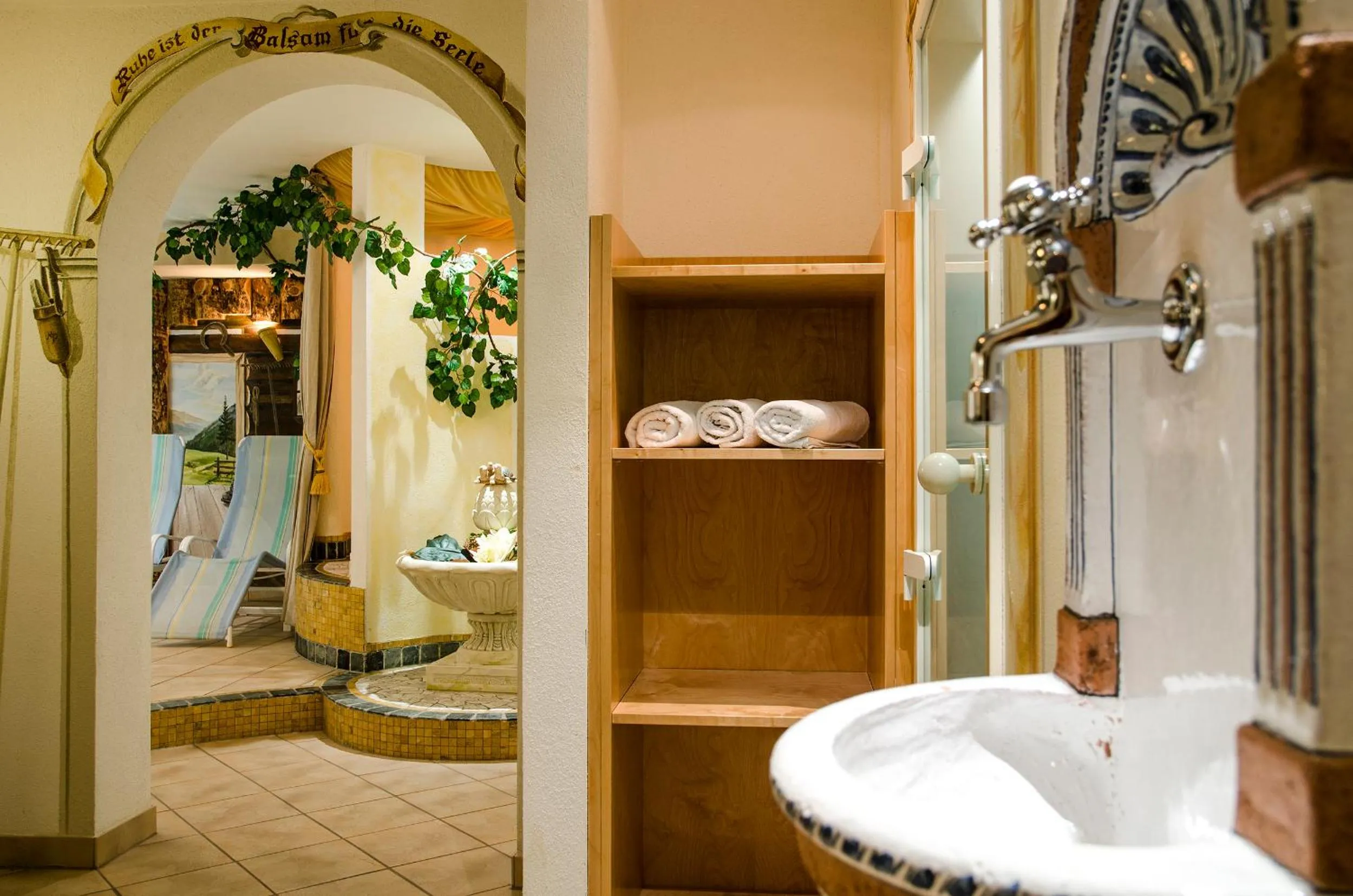 Spa and wellness centre/facilities in Hotel Idhof