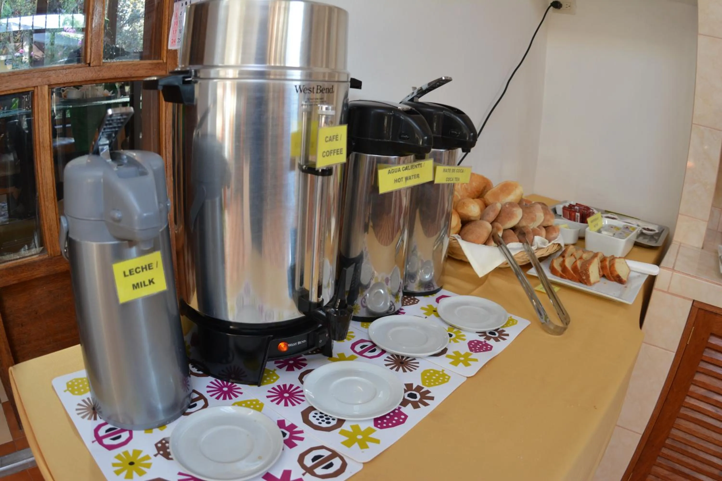 Food and drinks in Hosteria de Anita