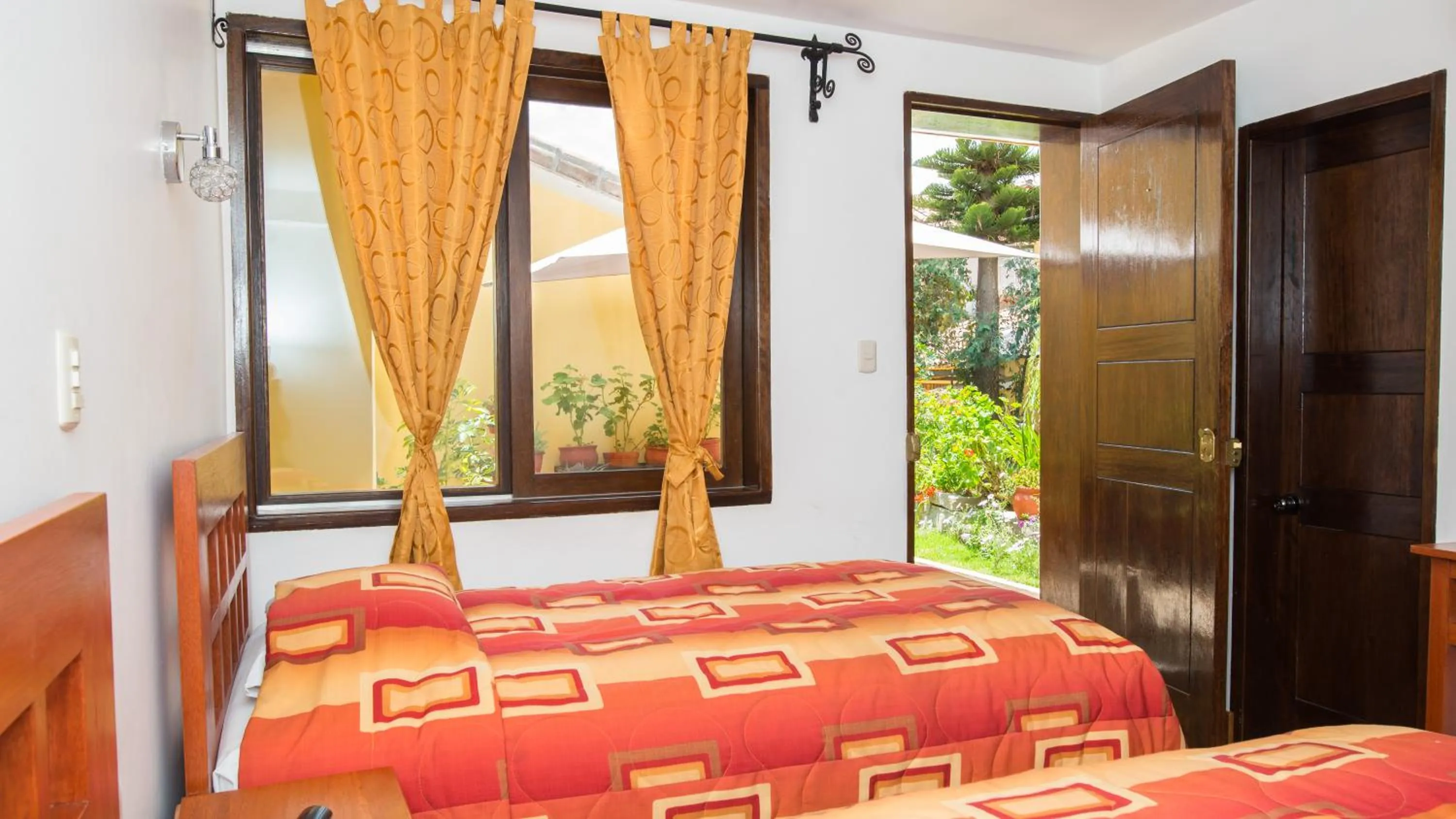 Bed in Hosteria de Anita