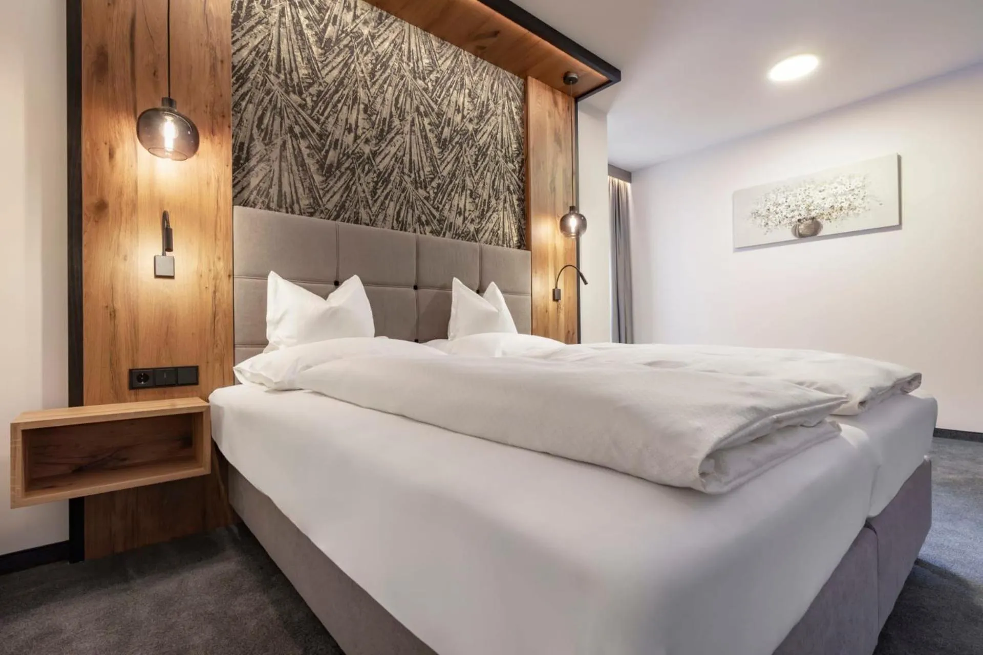 Bed in Hotel Post Kappl