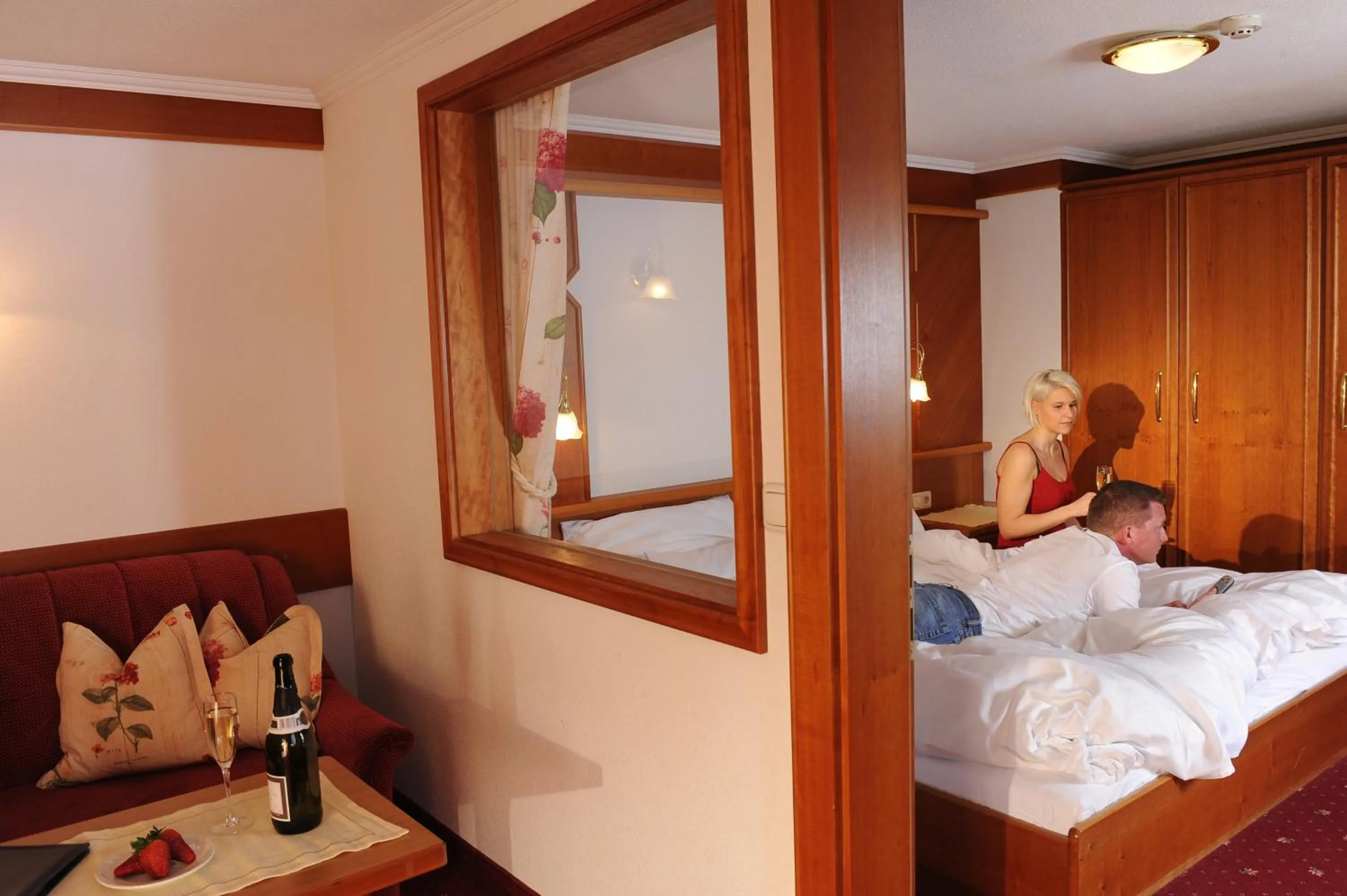 Bed in Hotel Post Kappl