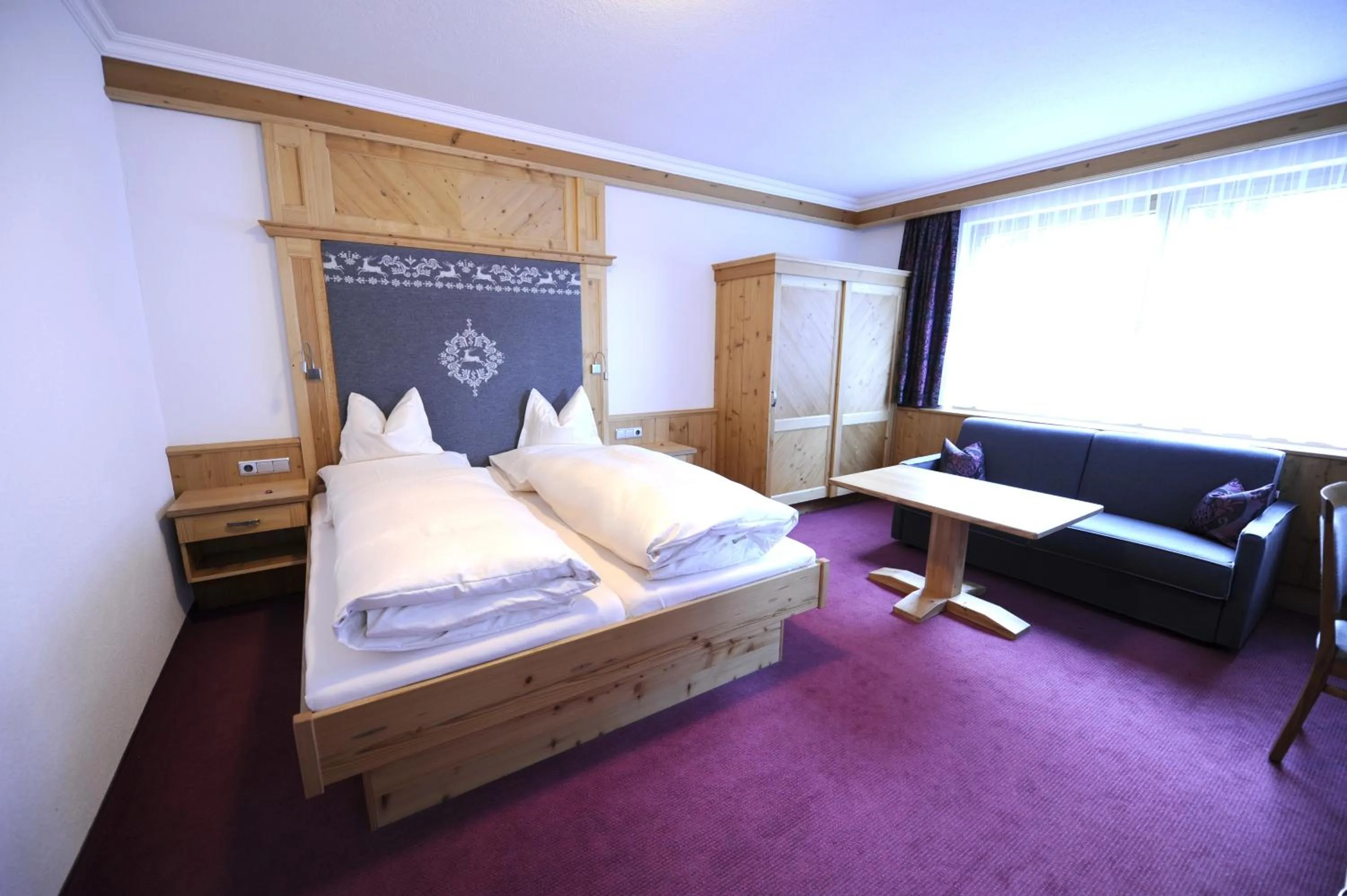 Bed in Hotel Post Kappl