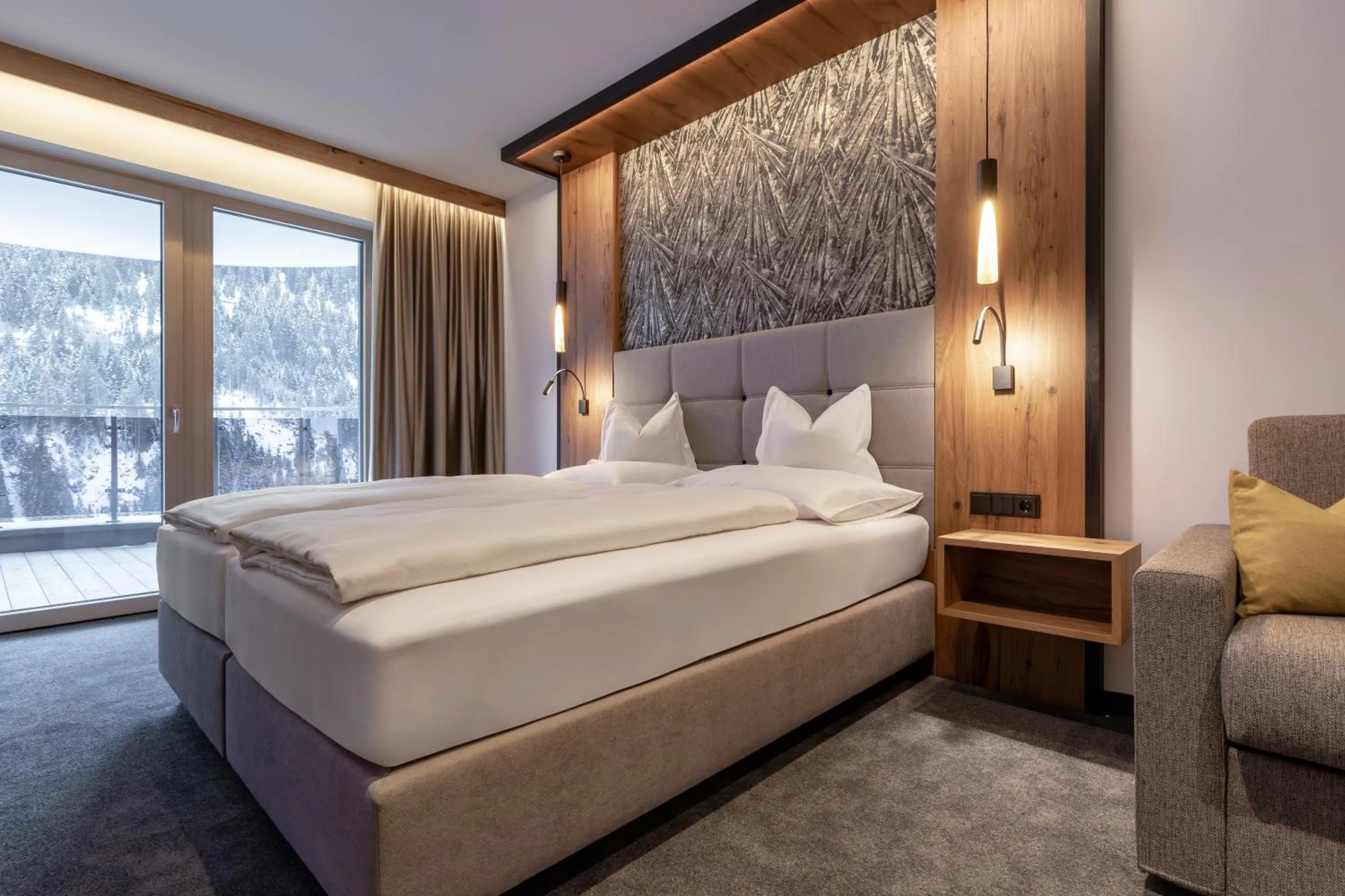 Bed in Hotel Post Kappl