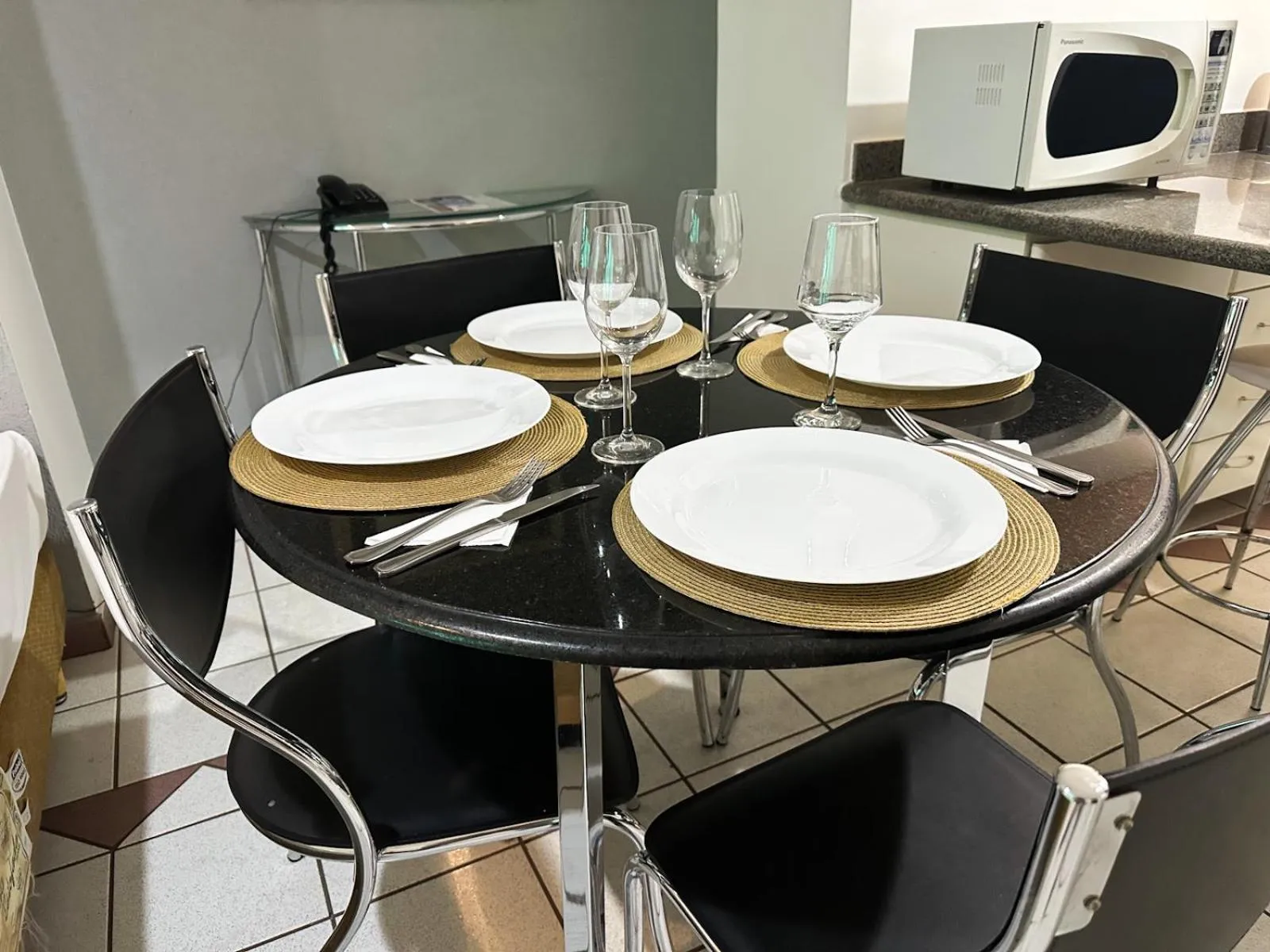 Dining area in Bahamas Duplex by WS