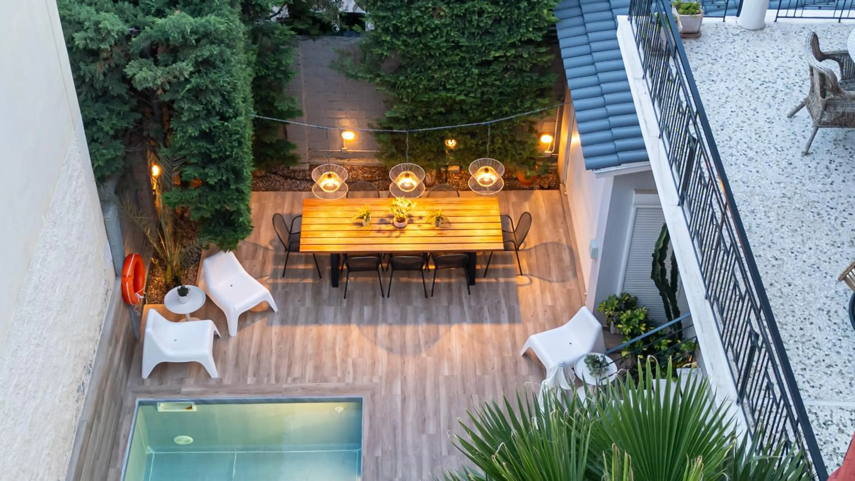 Dining area in The Mansion - Kalamata Mediterranean Villas