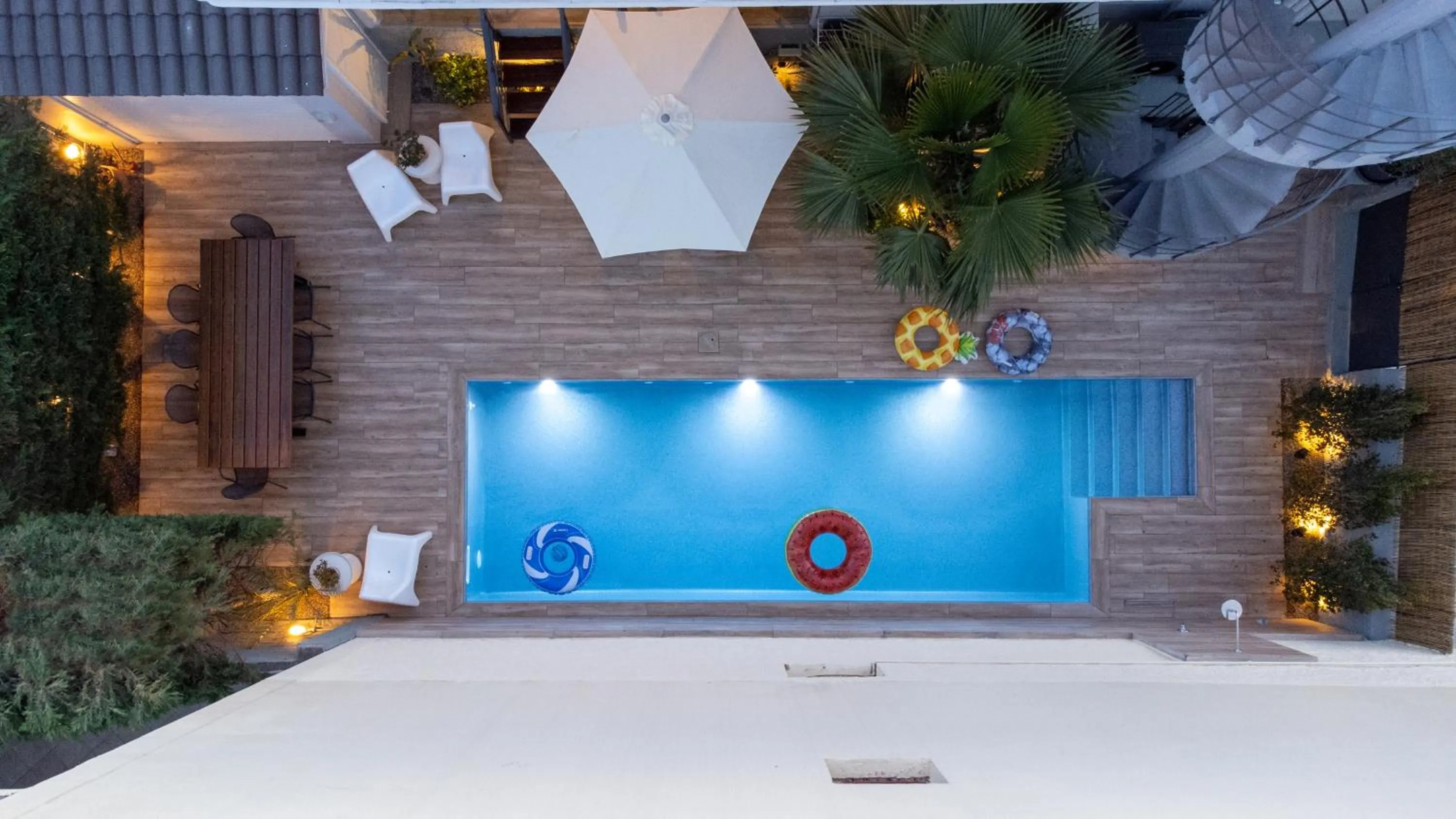 Pool view in The Mansion - Kalamata Mediterranean Villas