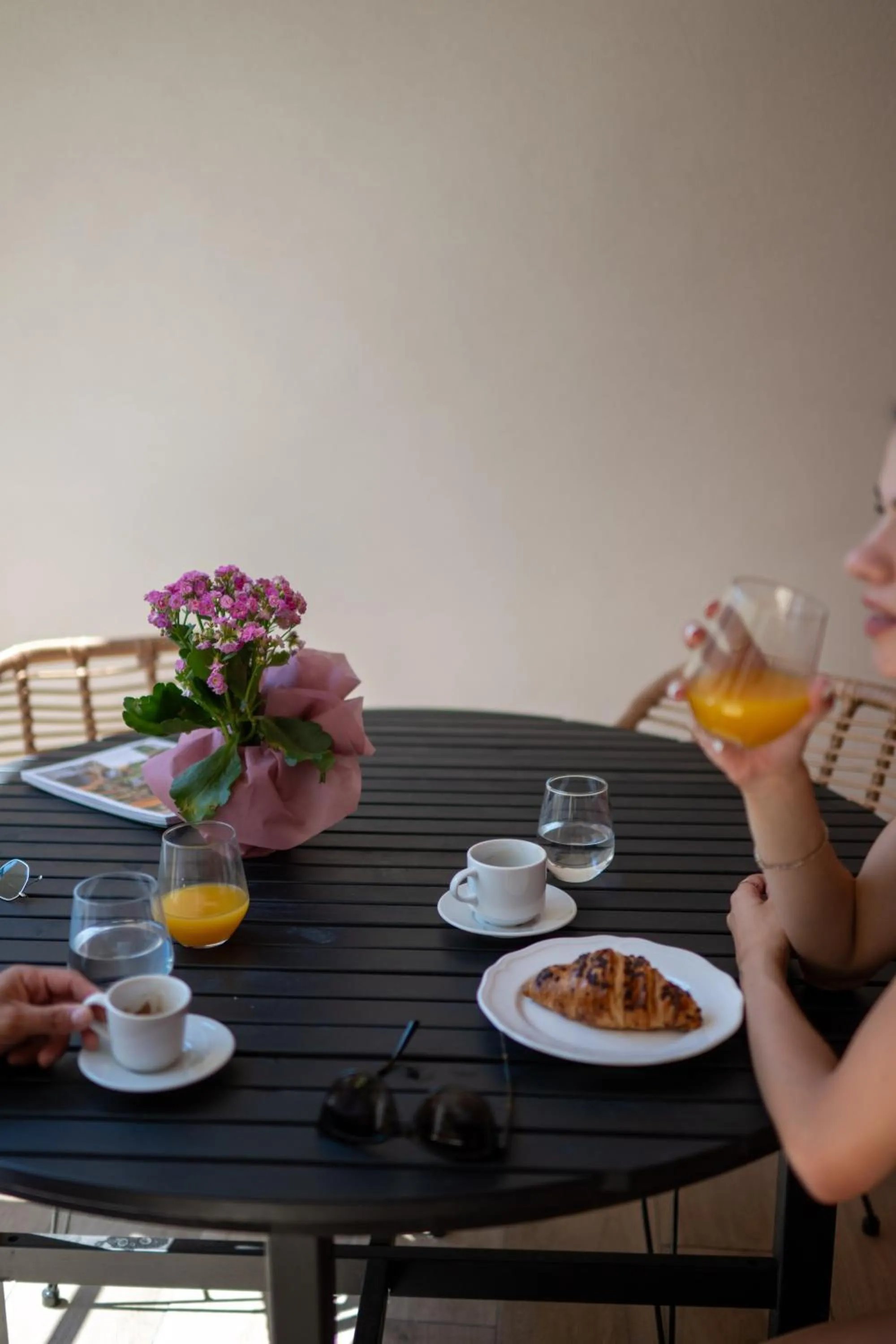 Food and drinks in The Mansion - Kalamata Mediterranean Villas