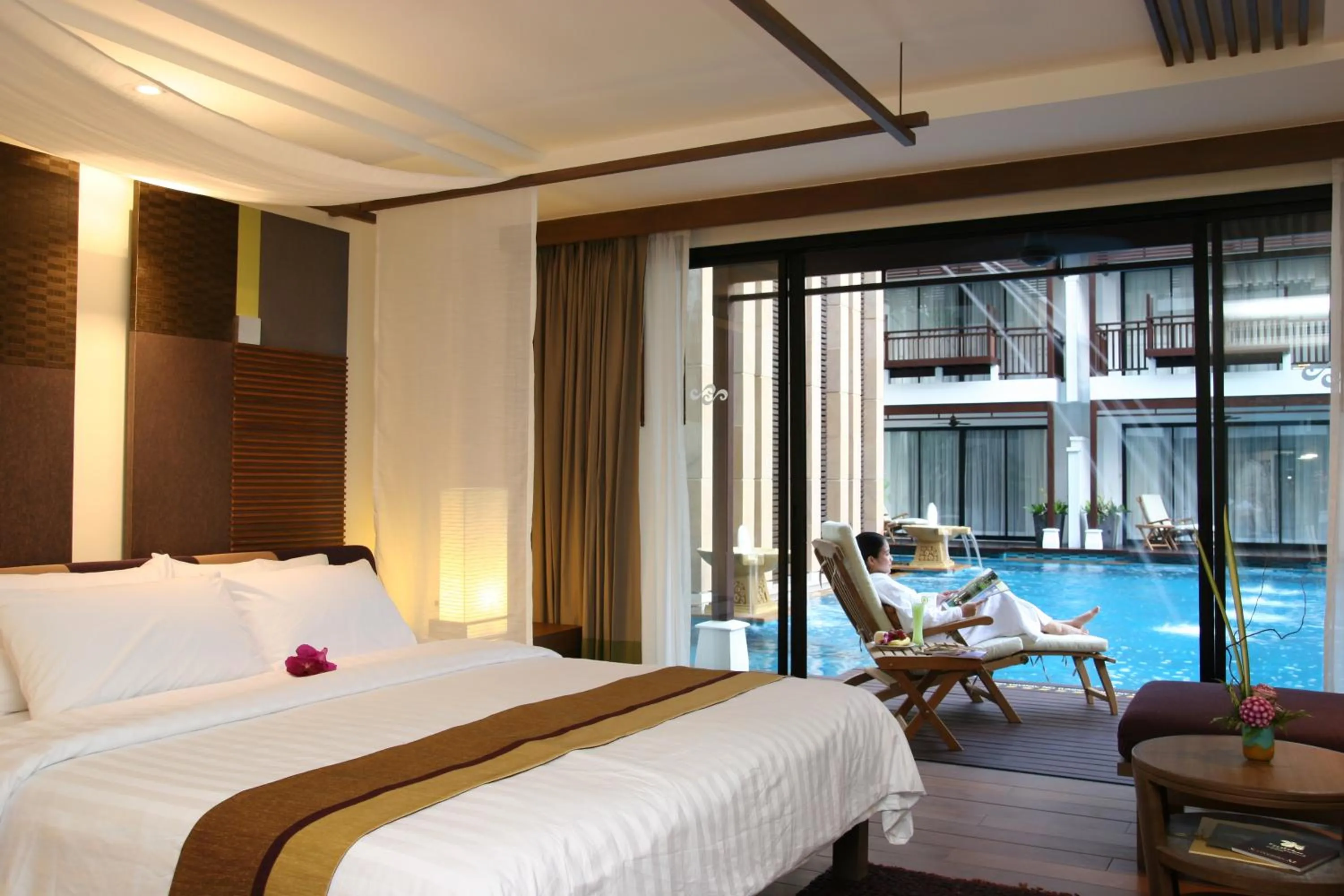 Bedroom, Bed in Rarin Jinda Wellness Spa Resort