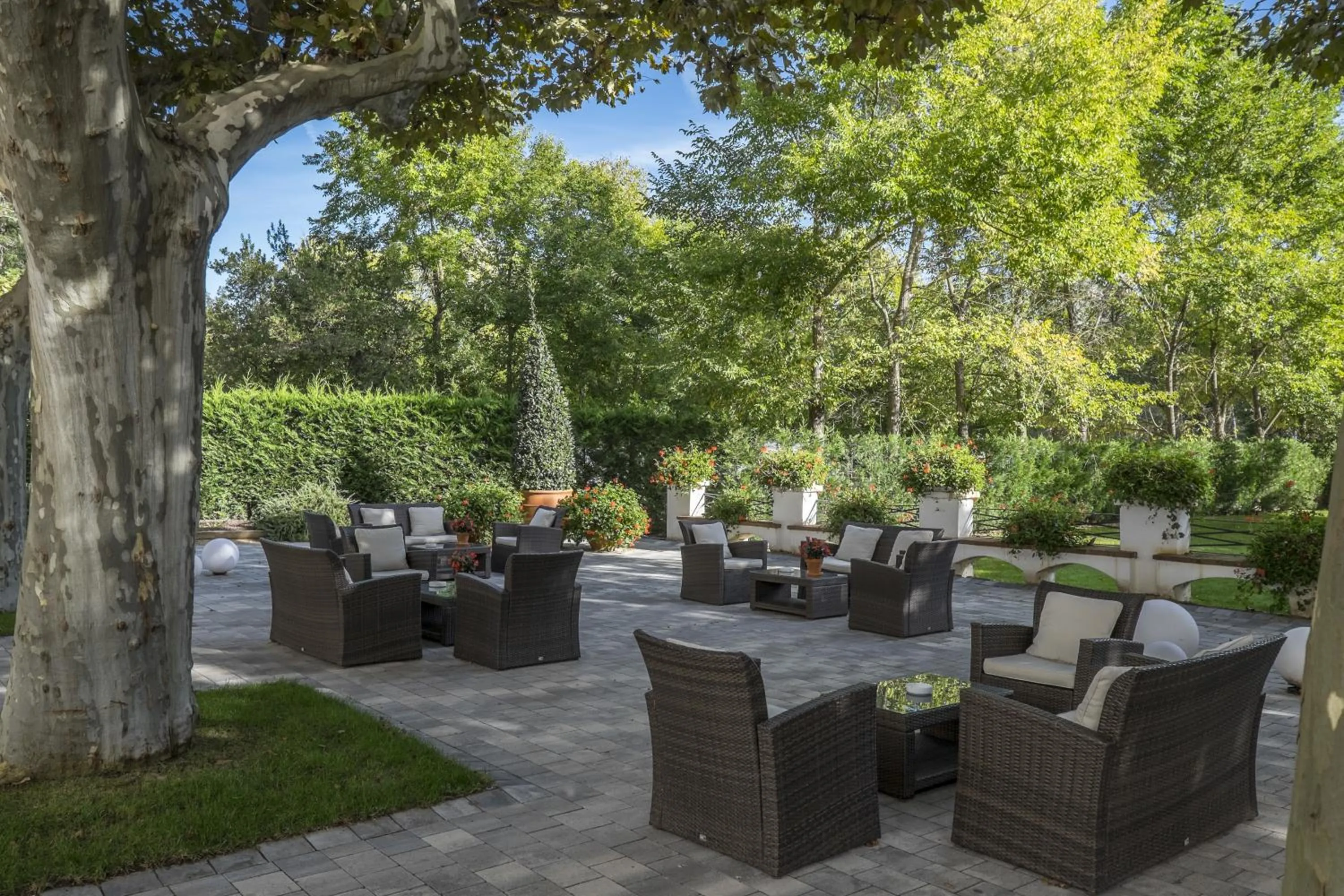 Patio in Hotel Balneari Termes Orion