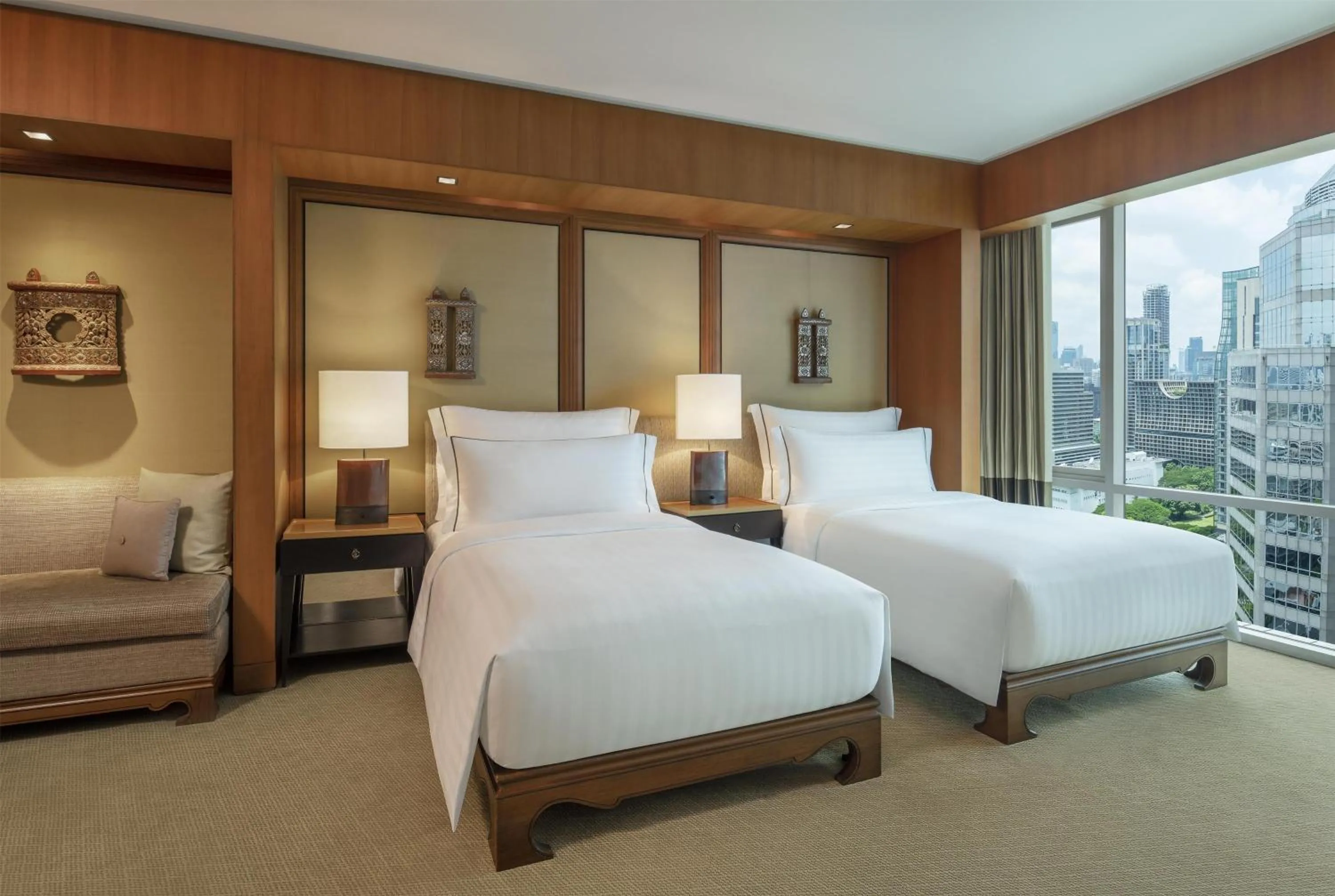 Bed in Conrad Bangkok