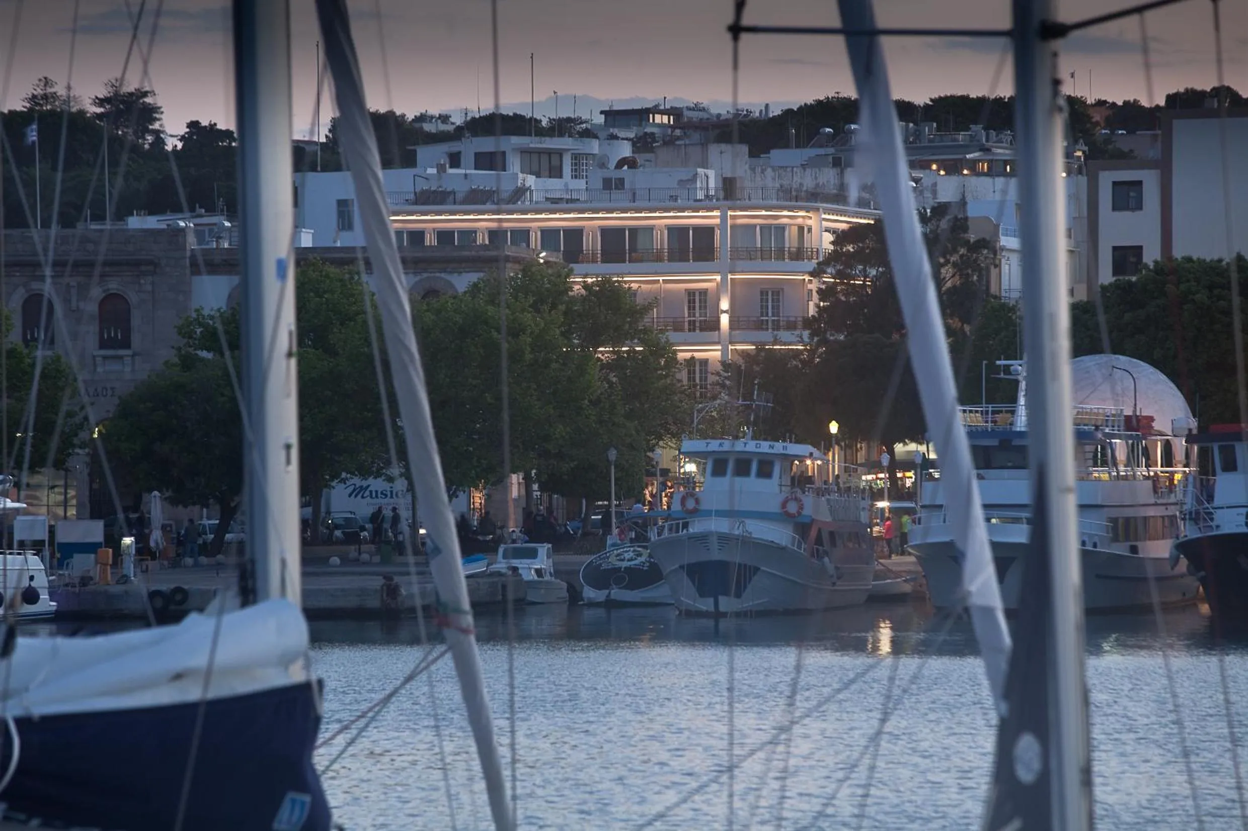 Bird's eye view in Hotel Hermes