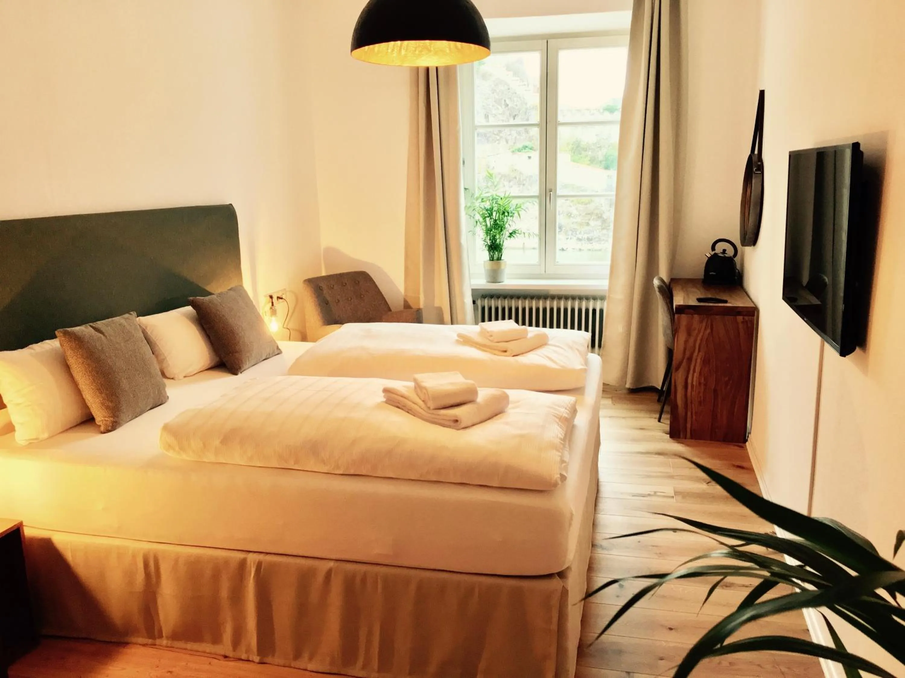 Photo of the whole room, Bed in Boutique Hotel Morgentau