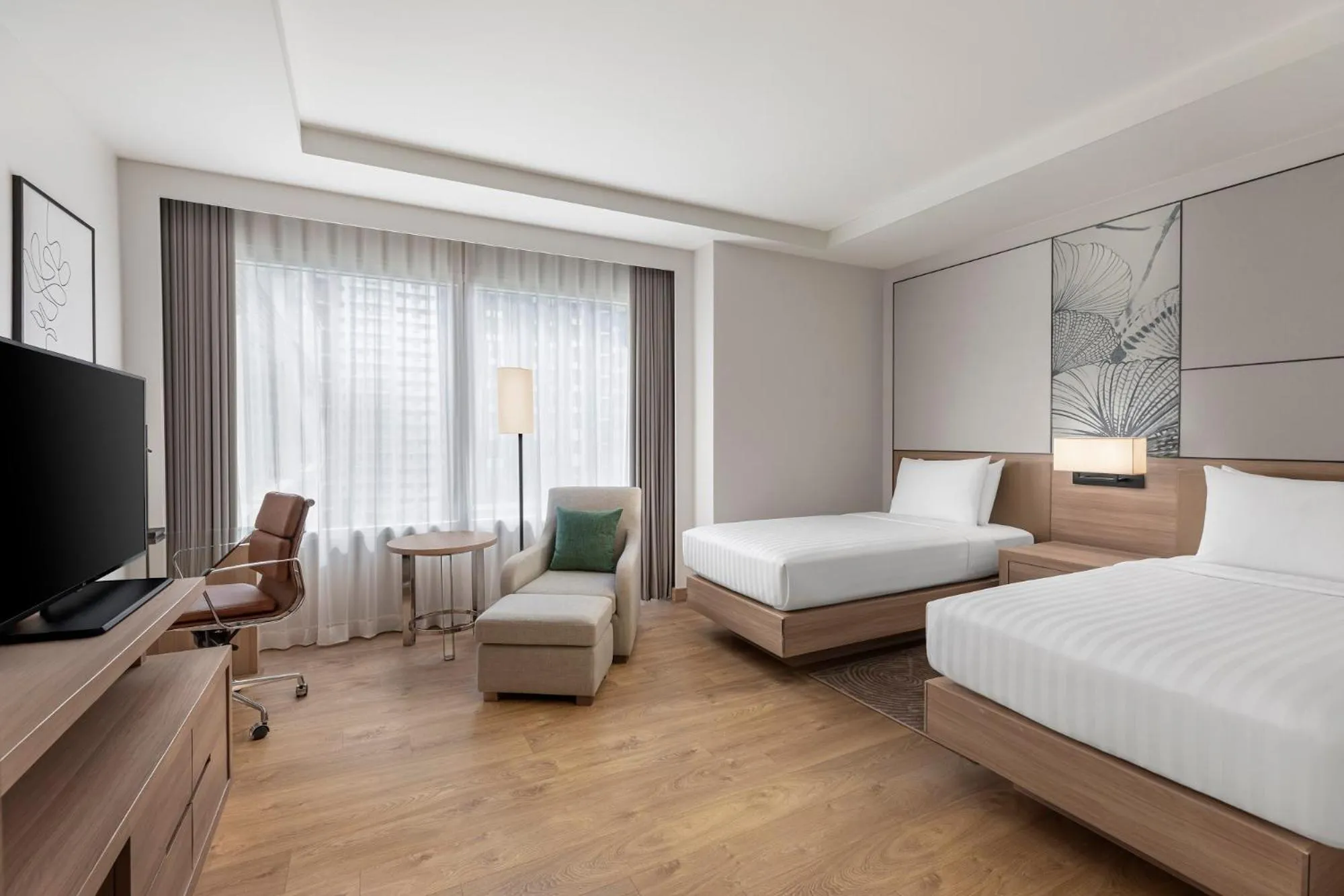 Bedroom, Bed in Courtyard by Marriott Bangkok