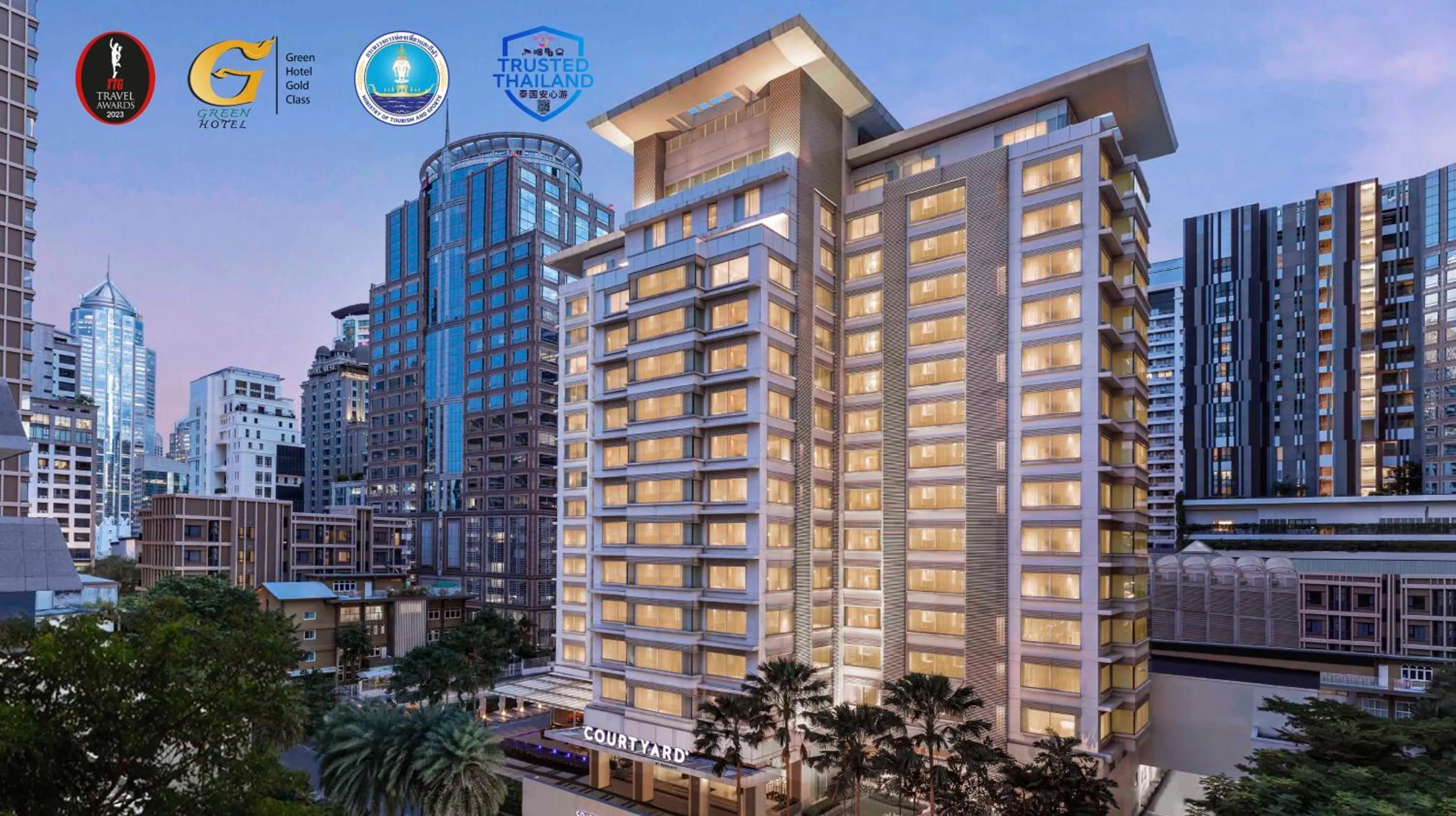 Property building in Courtyard by Marriott Bangkok