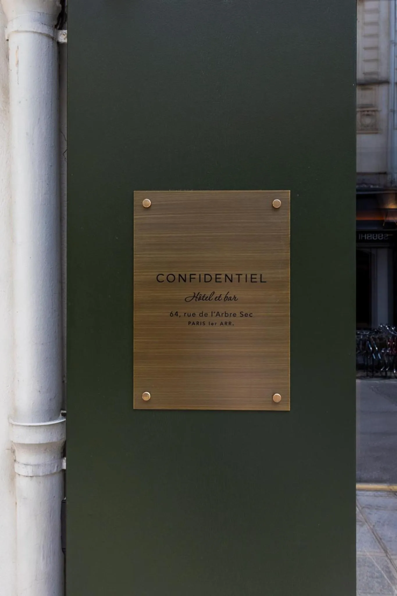 Decorative detail in Boutique Hôtel Konfidentiel