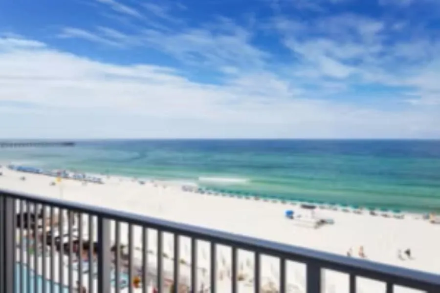 Balcony/Terrace in Holiday Inn Express & Suites Panama City Beach - Beachfront by IHG