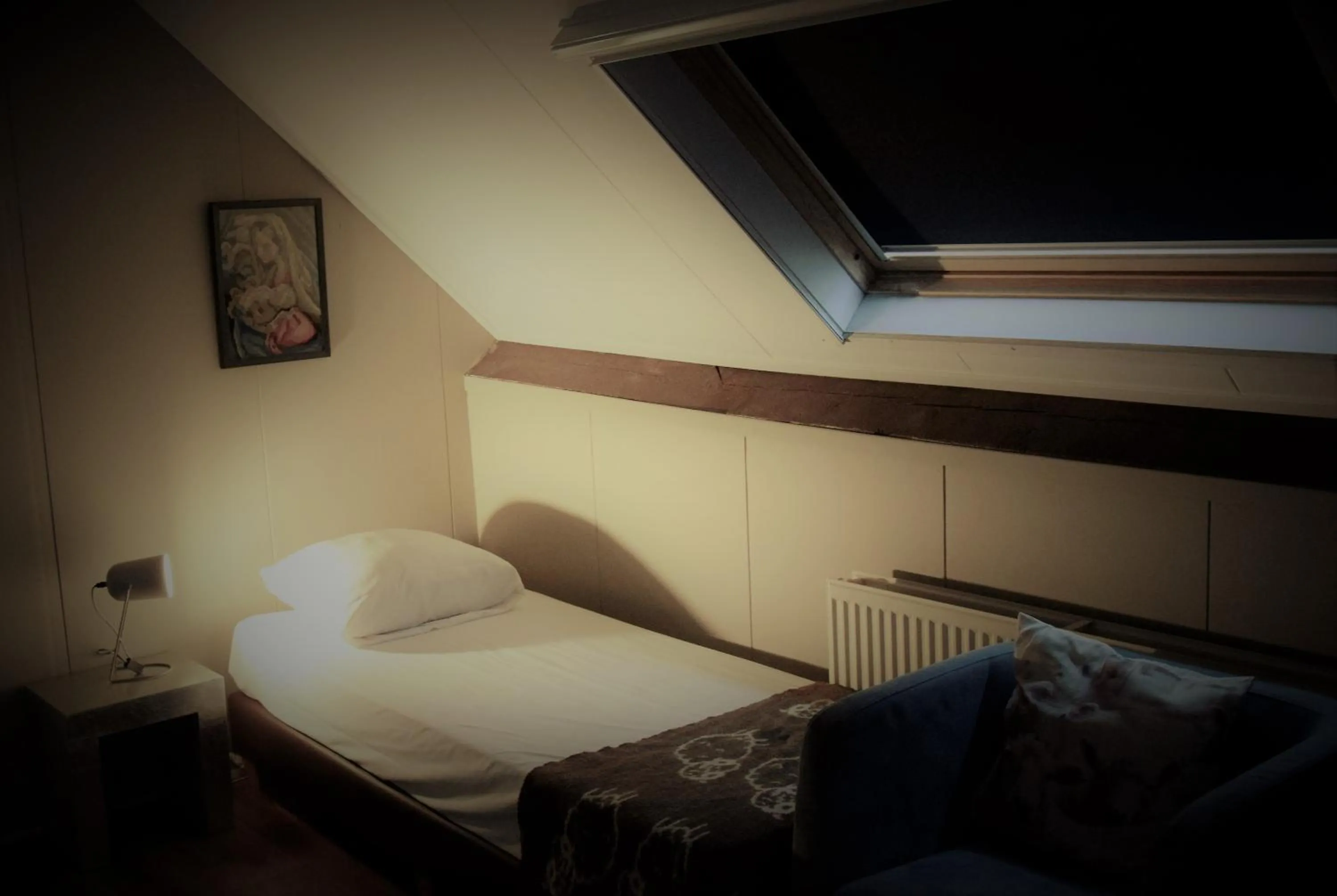 Bedroom, Bed in Hoeve de Mertel