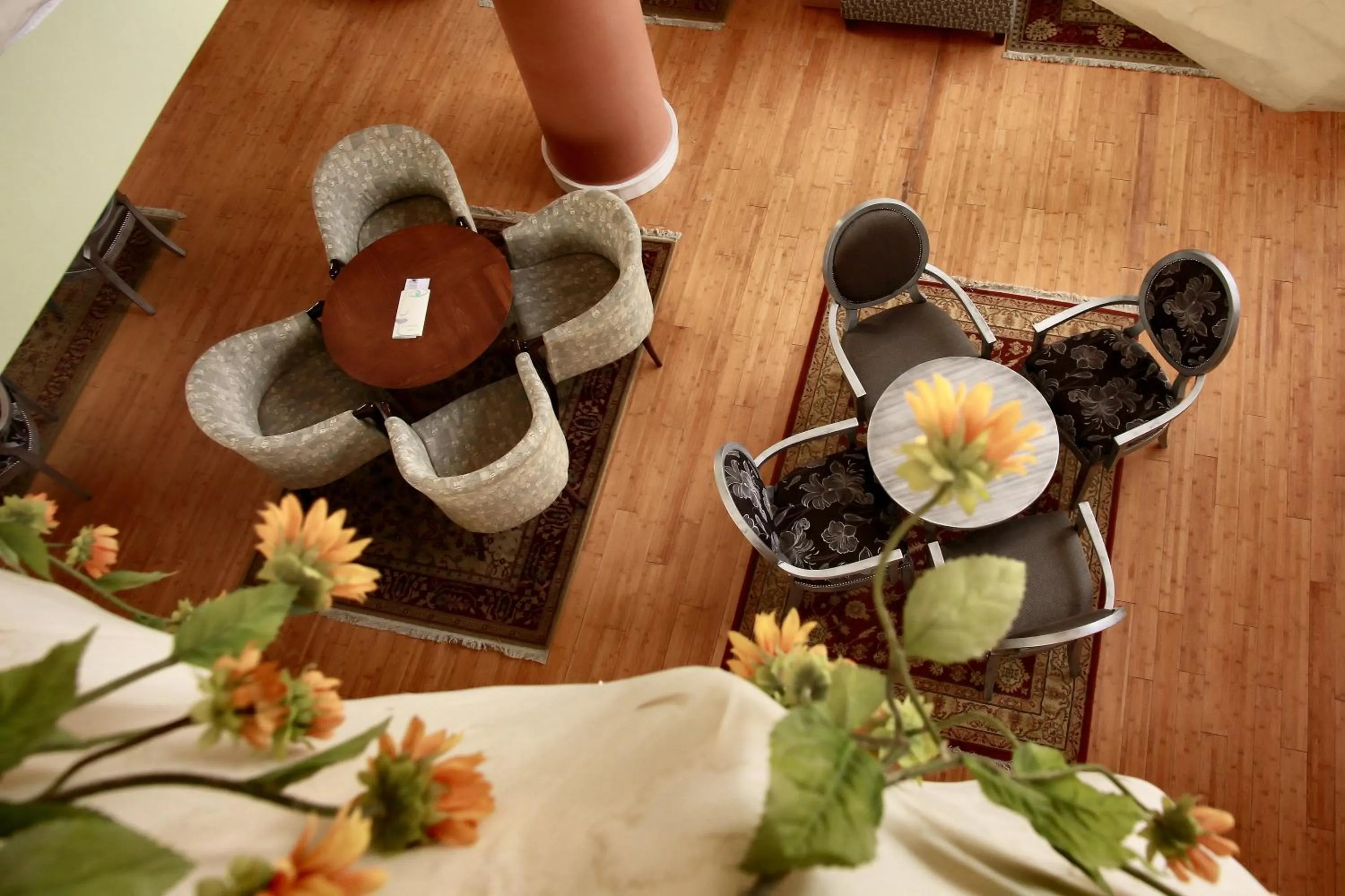 Living room in Aigai Hotel