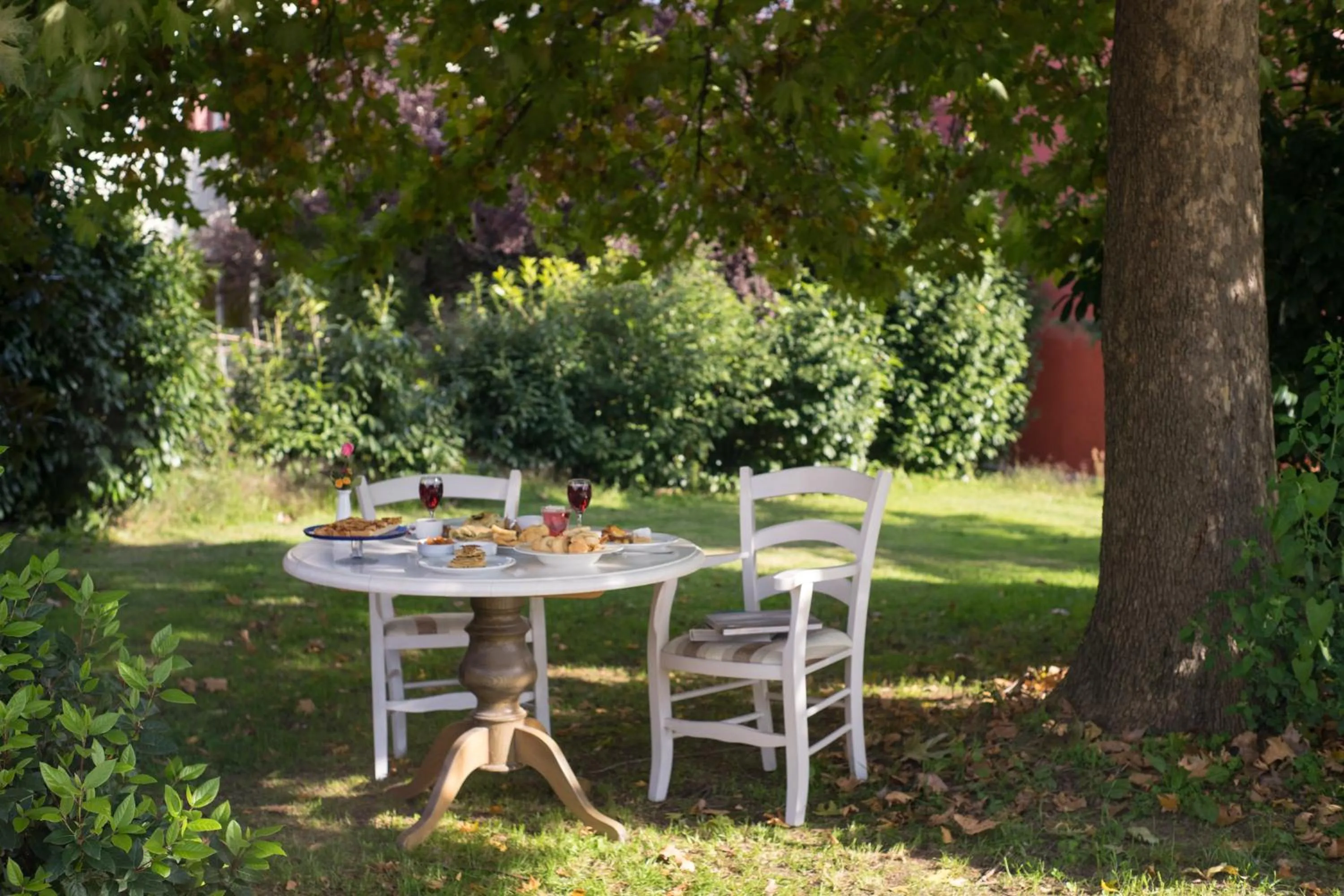 Garden in Aigai Hotel