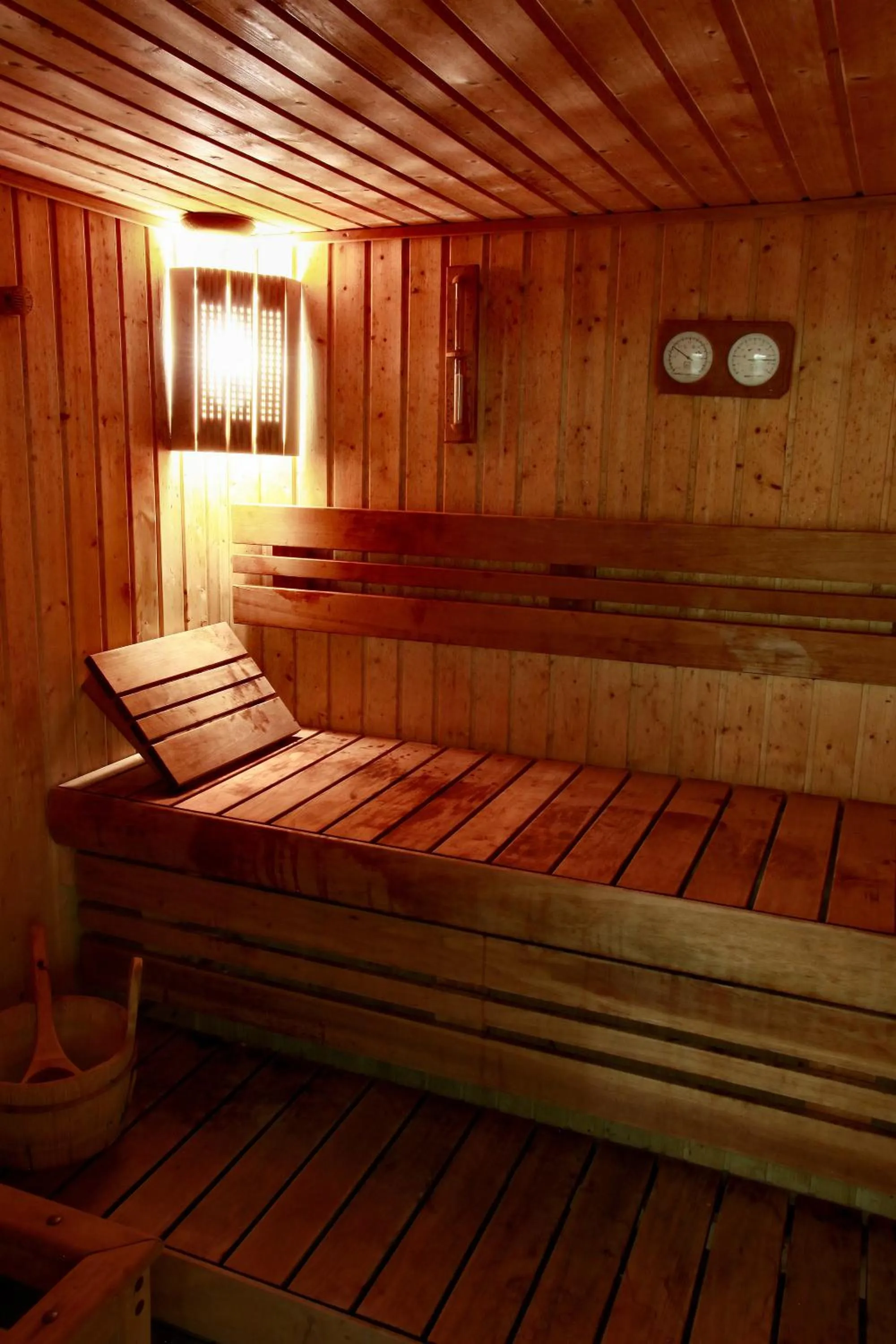 Sauna in Aigai Hotel