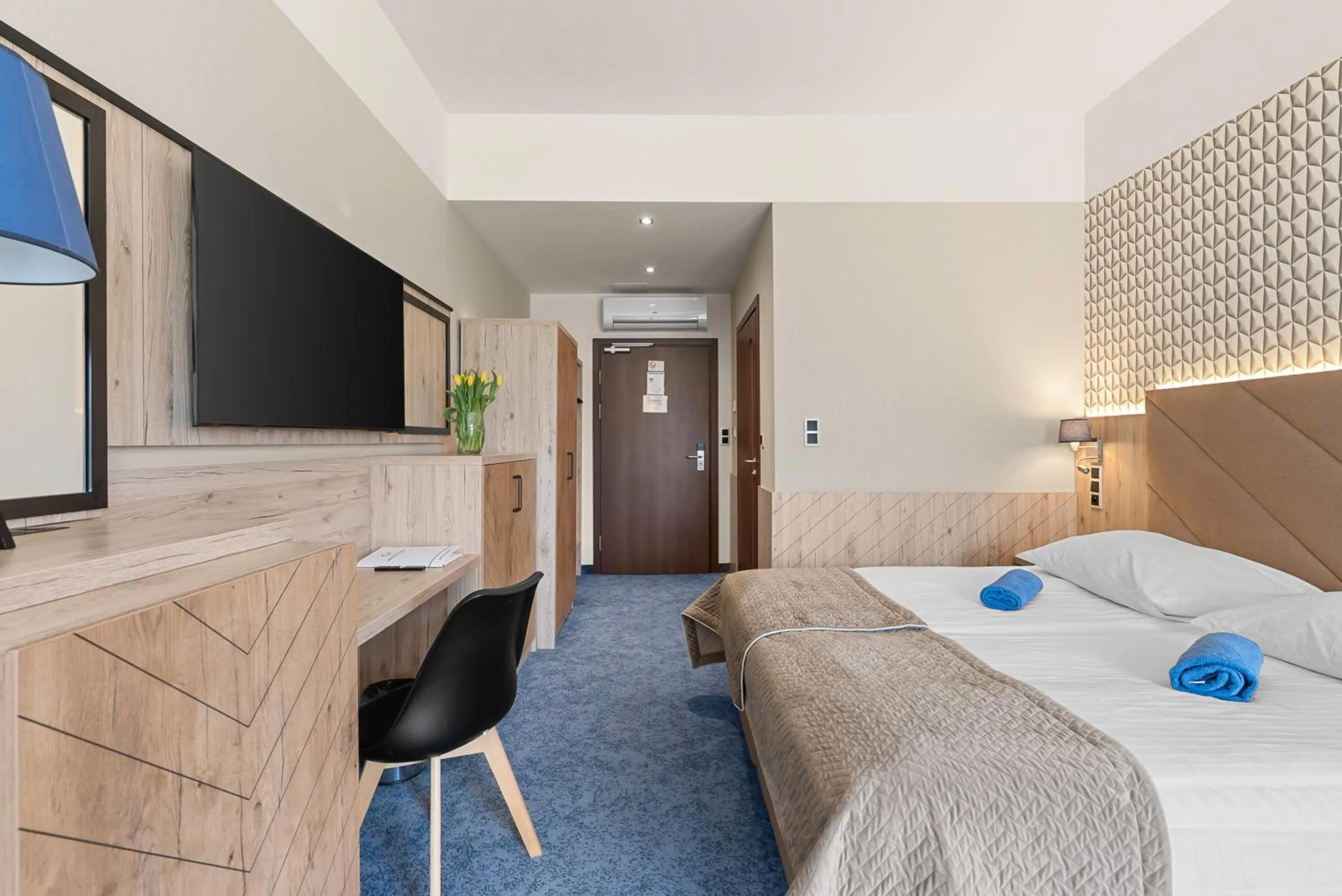 Bed in Spa & Wellness Hotel Diament Ustroń