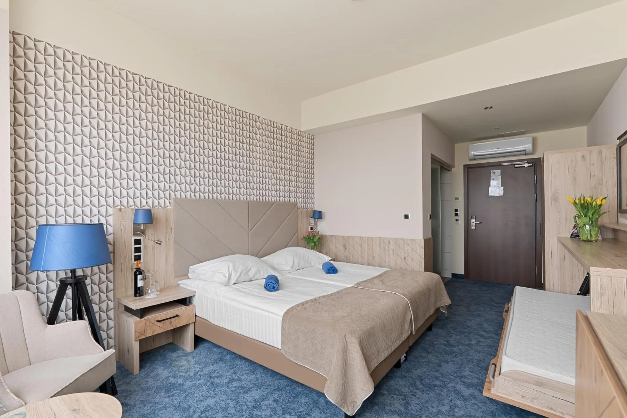 Bed in Spa & Wellness Hotel Diament Ustroń