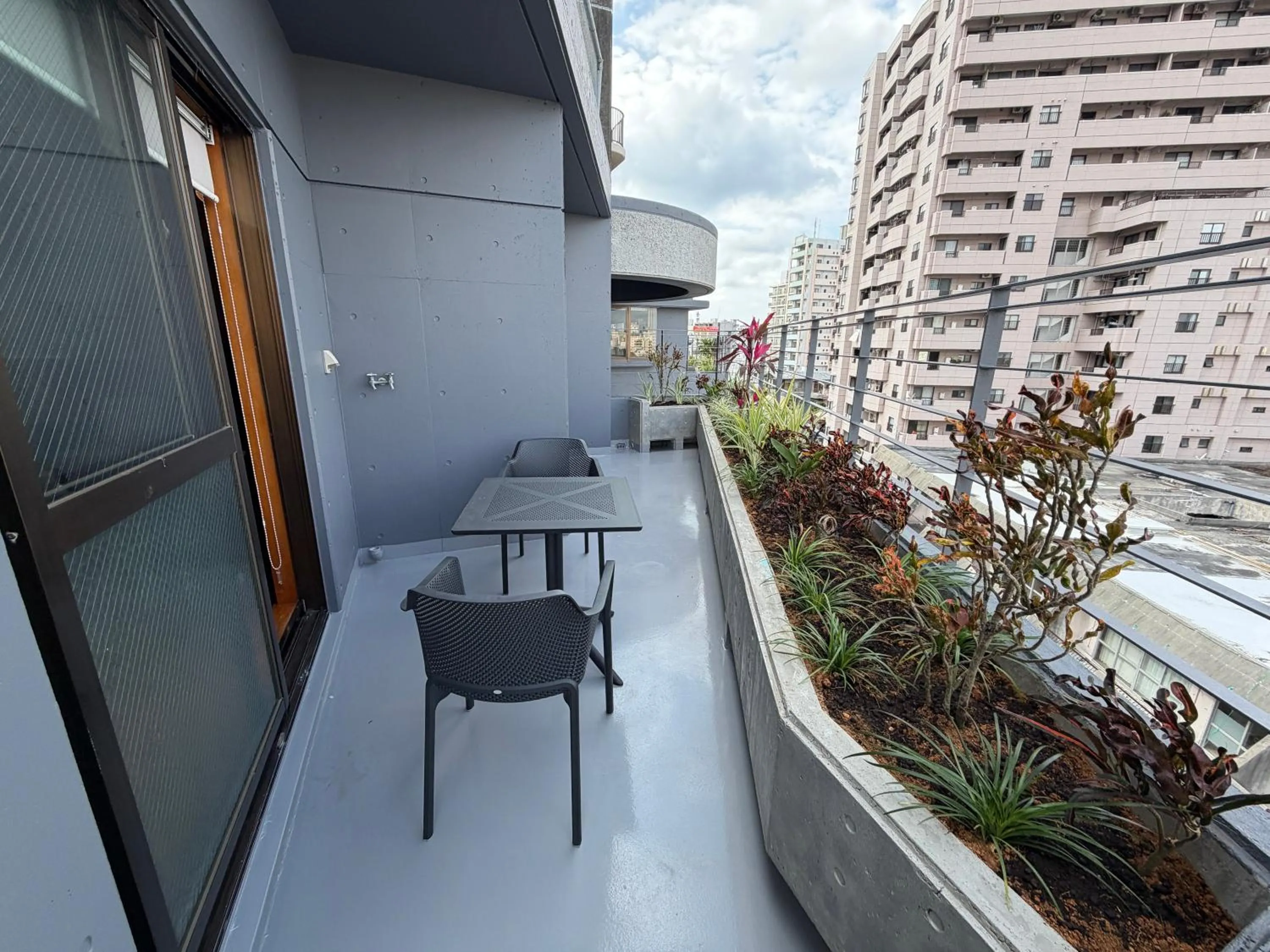 Balcony/Terrace in Kokusai Towns Inn