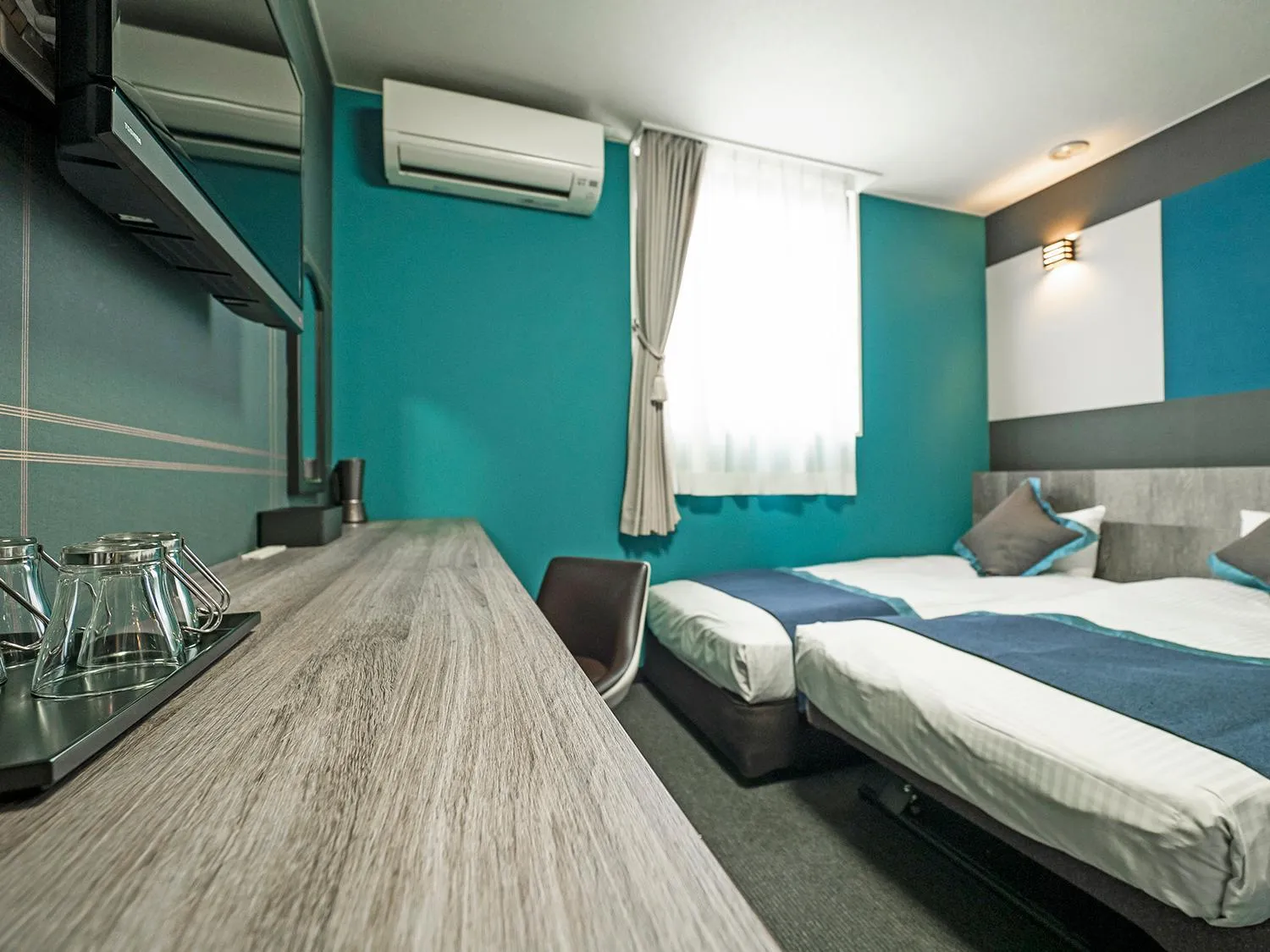 Bed in Hotel Areaone Tokai