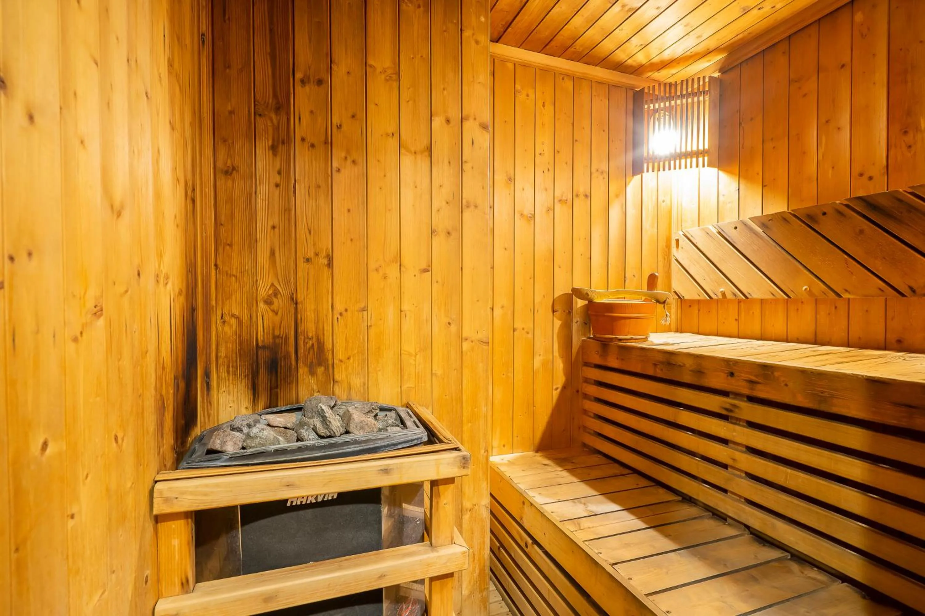 Sauna in Bella Villa Prima