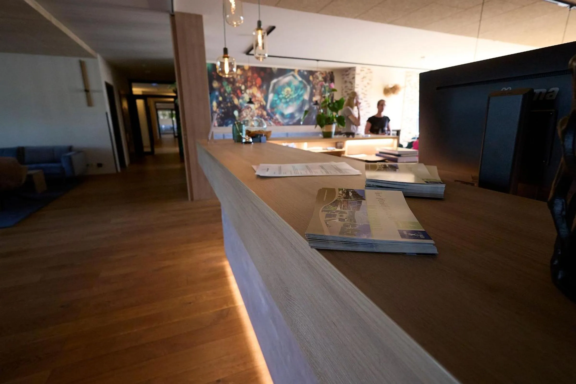Lobby or reception in Hochwälder Wohlfühlhotel