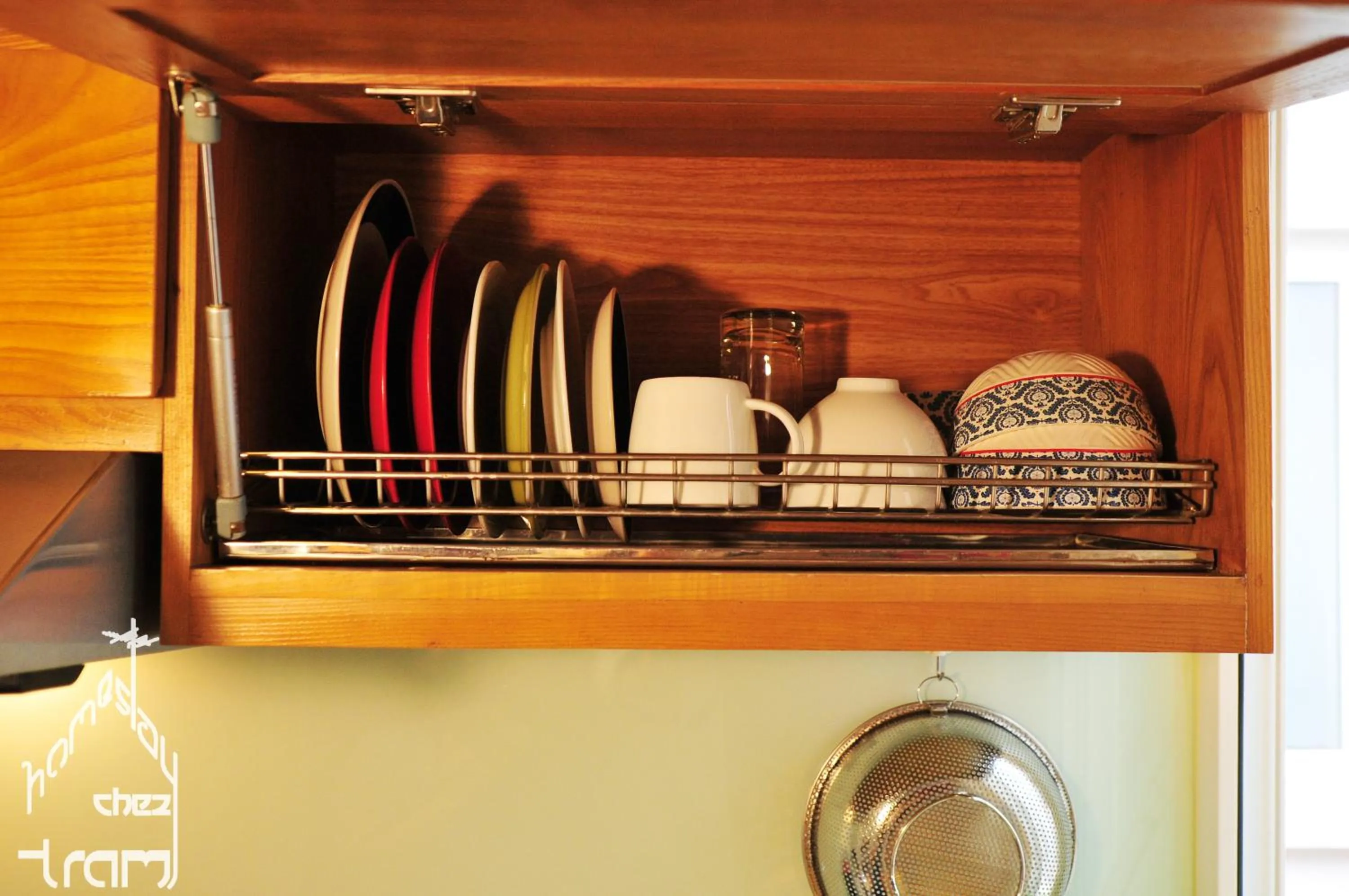 Kitchen or kitchenette in Chez Tram Homestay