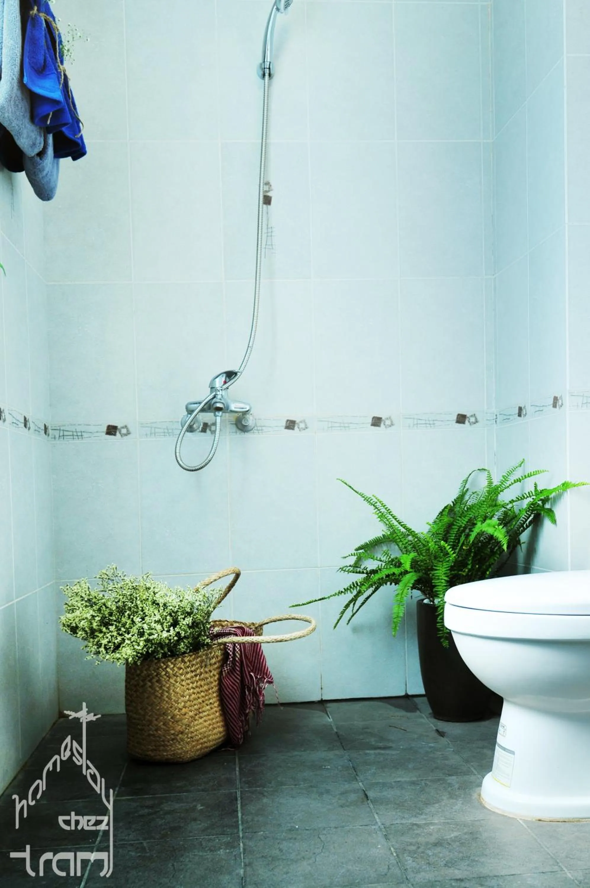 Shower in Chez Tram Homestay